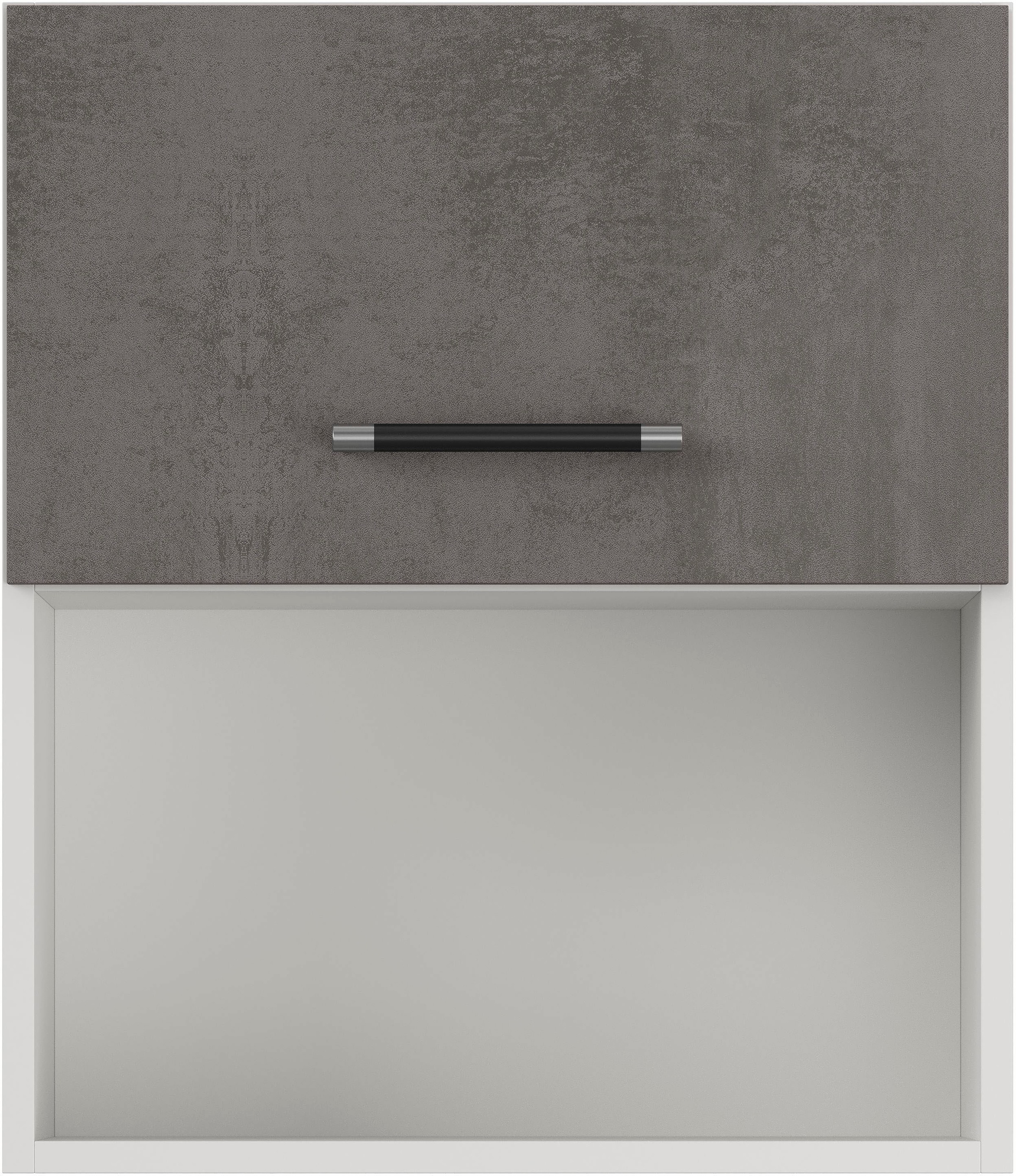 IMPULS KÜCHEN Klapphängeschrank »"Prag und Valencia", Breite/Höhe: 50/57,9 cm«, vormontiert, mit Soft-Close, mit Klapptür und offener Nische
