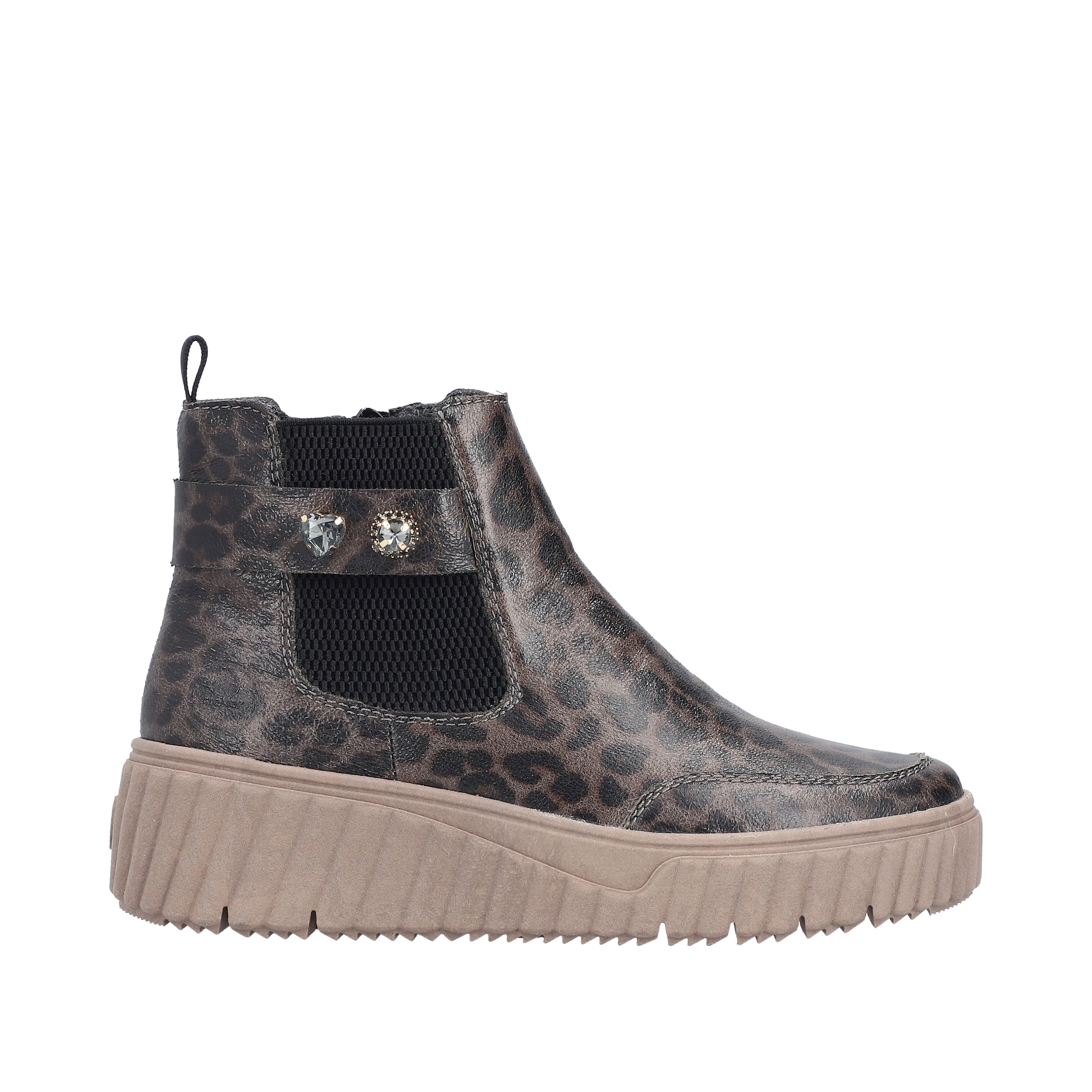 Rieker Chelseaboots  Plateaustiefelette, Casual-Boots mit seitlichem Stretcheinsatz