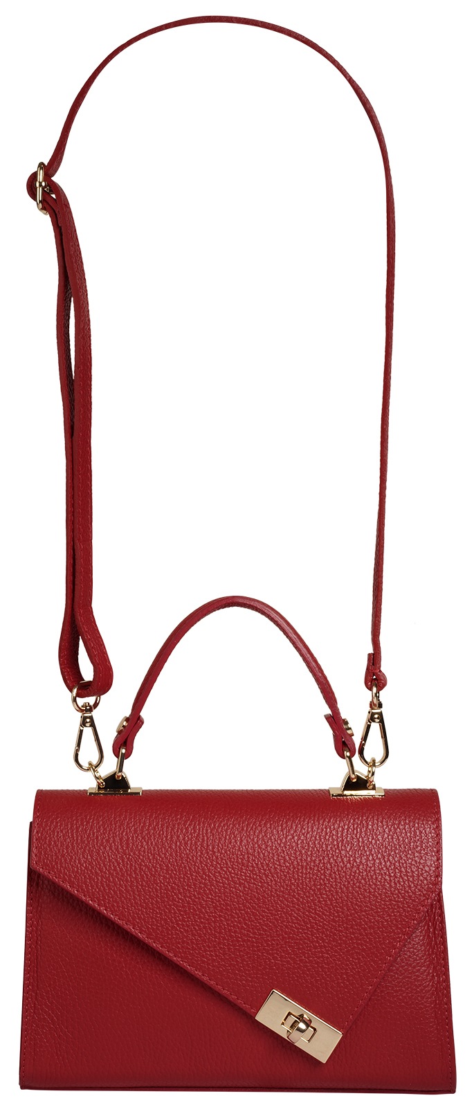 Cluty Henkeltasche echt Leder, Made in Italy