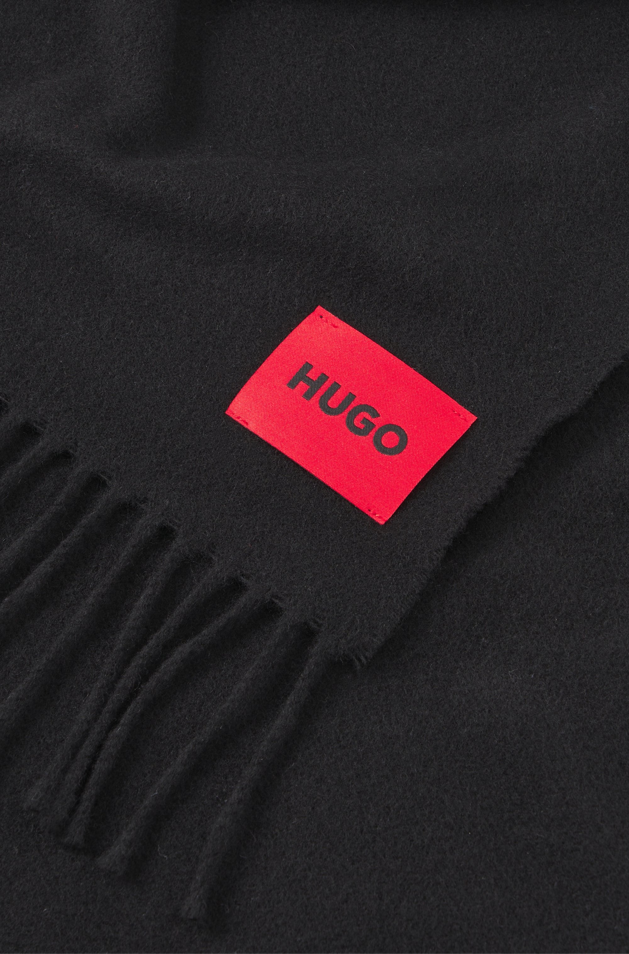 HUGO Schal »Orris 35*180« aus softem Wollmix, unisex