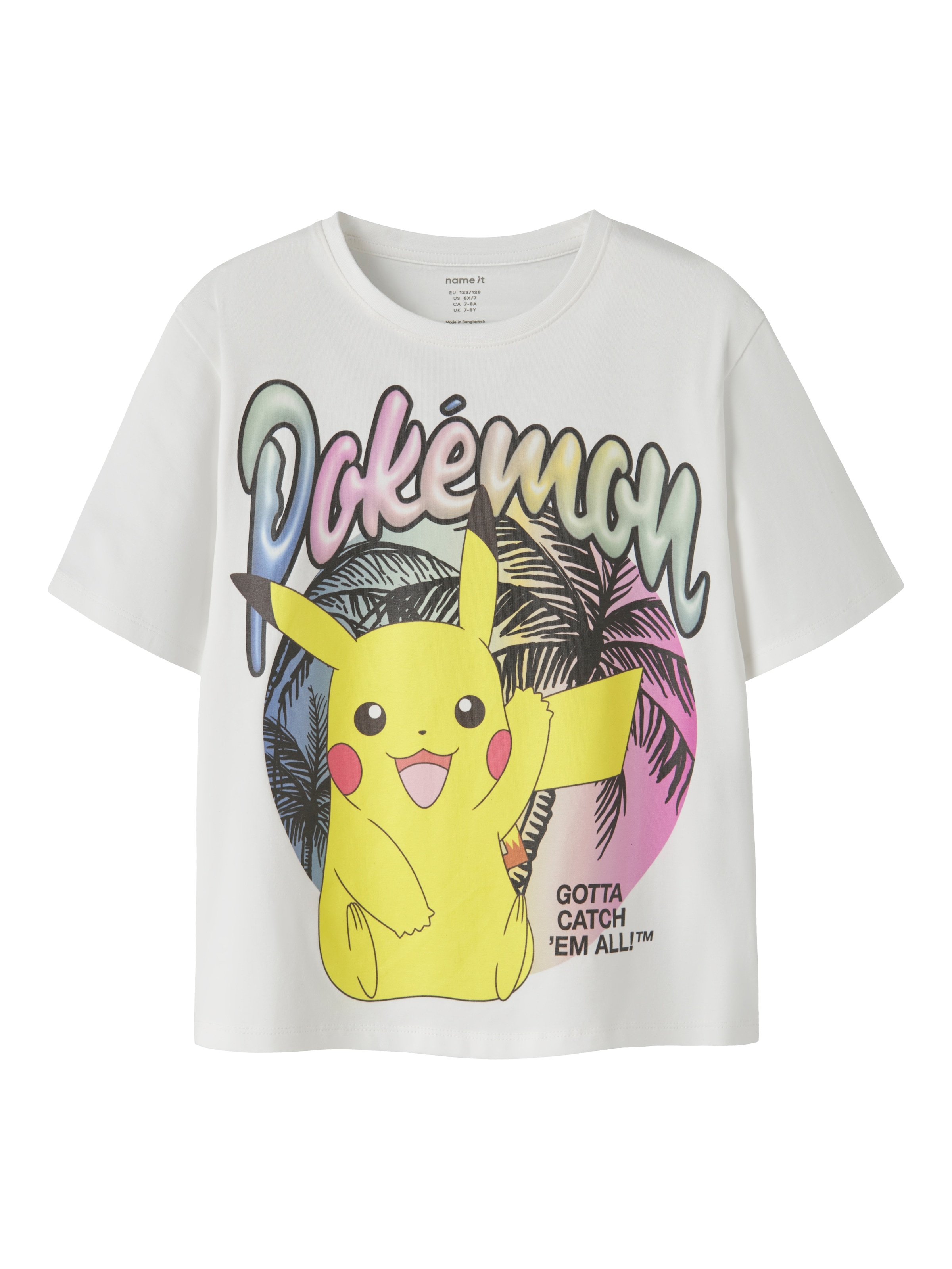 Name It T-Shirt »NKFMUBA POKEMON SS NREG TOP BOX NOOS SKY« Baumwollmischung, Pokémon Print