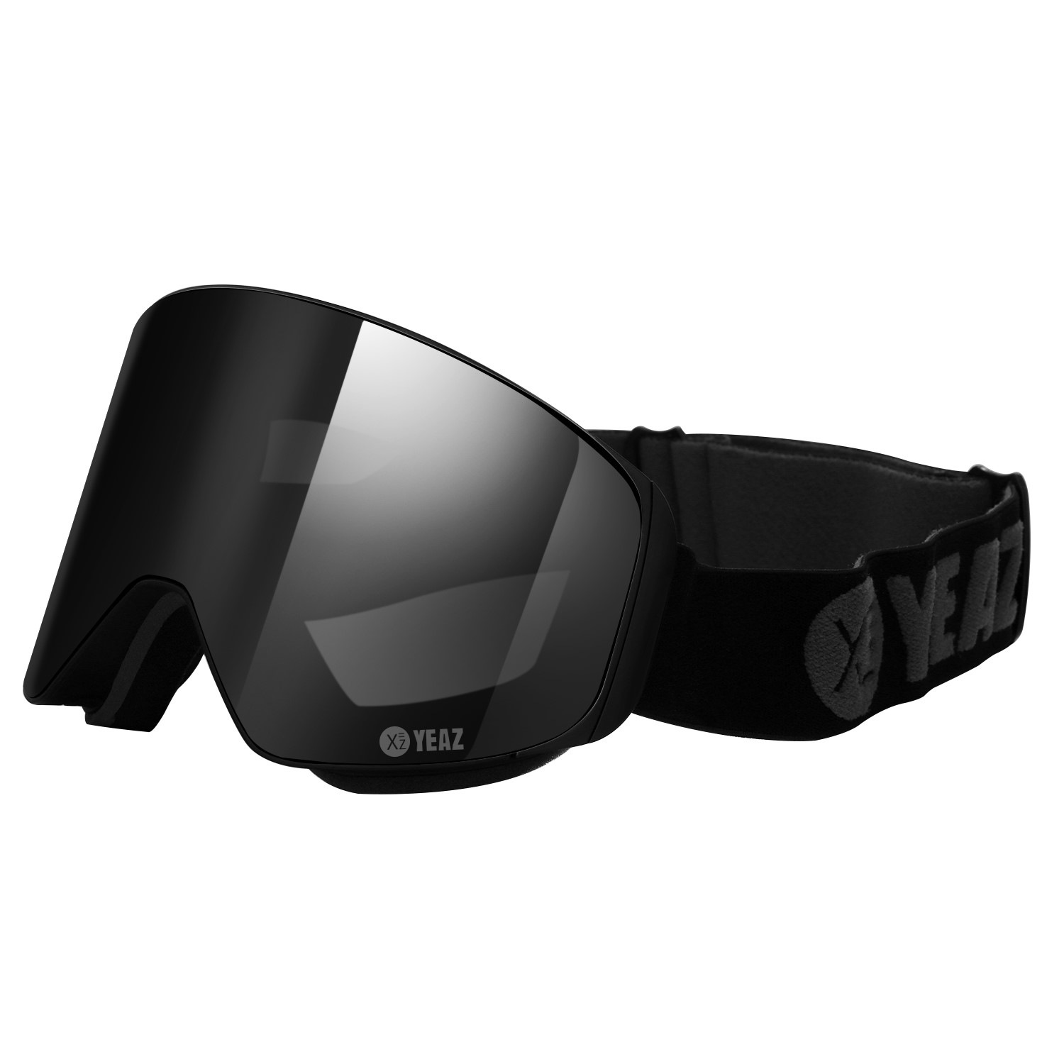 YEAZ Skibrille »APEX«, mit Magnet-Wechsel-System für Gläser, schwarz/schwarz