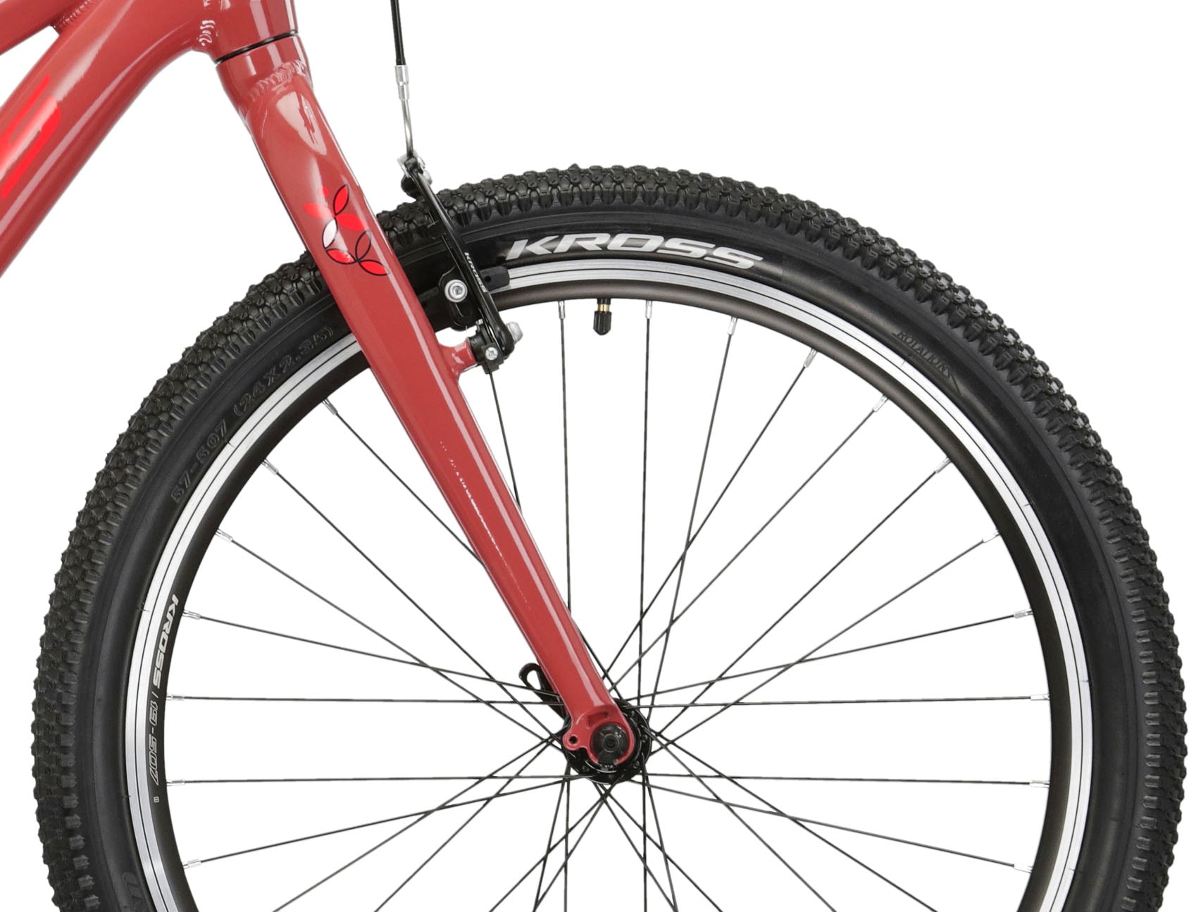 Kross Kinderfahrrad »Kinder-MTB Lea Jr 1.0«, 8 Gang, Shimano, TOURNEY TX800 Schaltwerk, Kettenschaltung