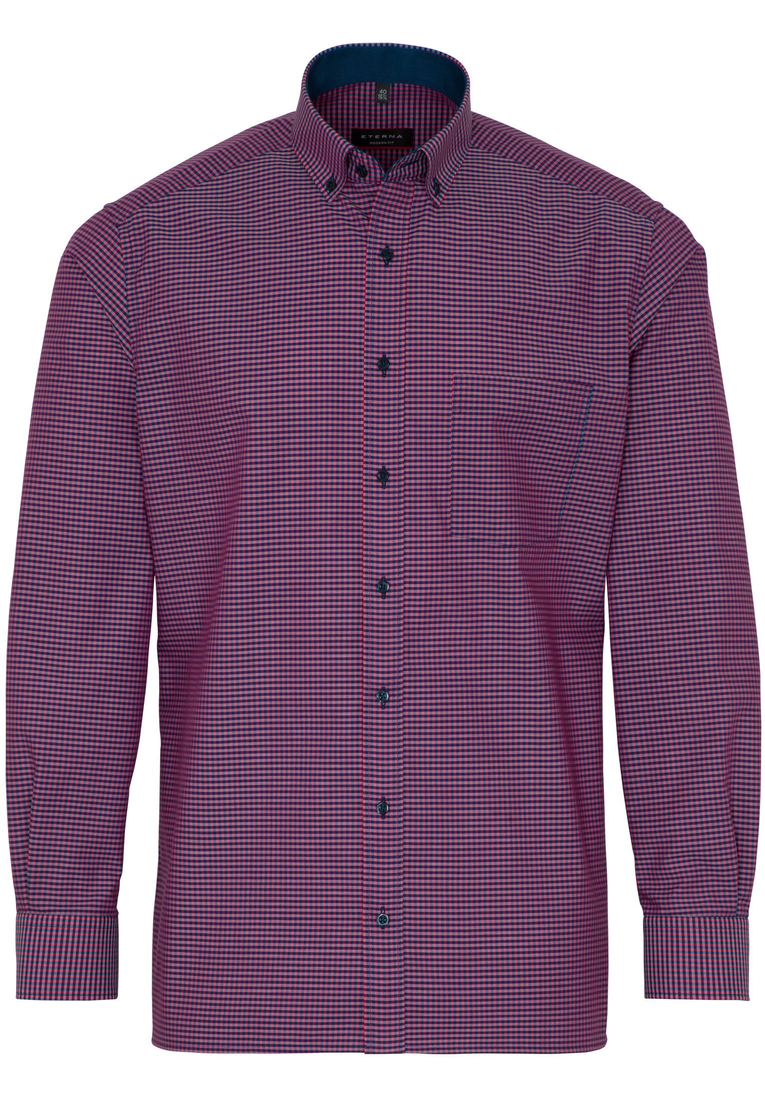 Eterna Langarmhemd »MODERN FIT«, NON IRON (bügelfrei)