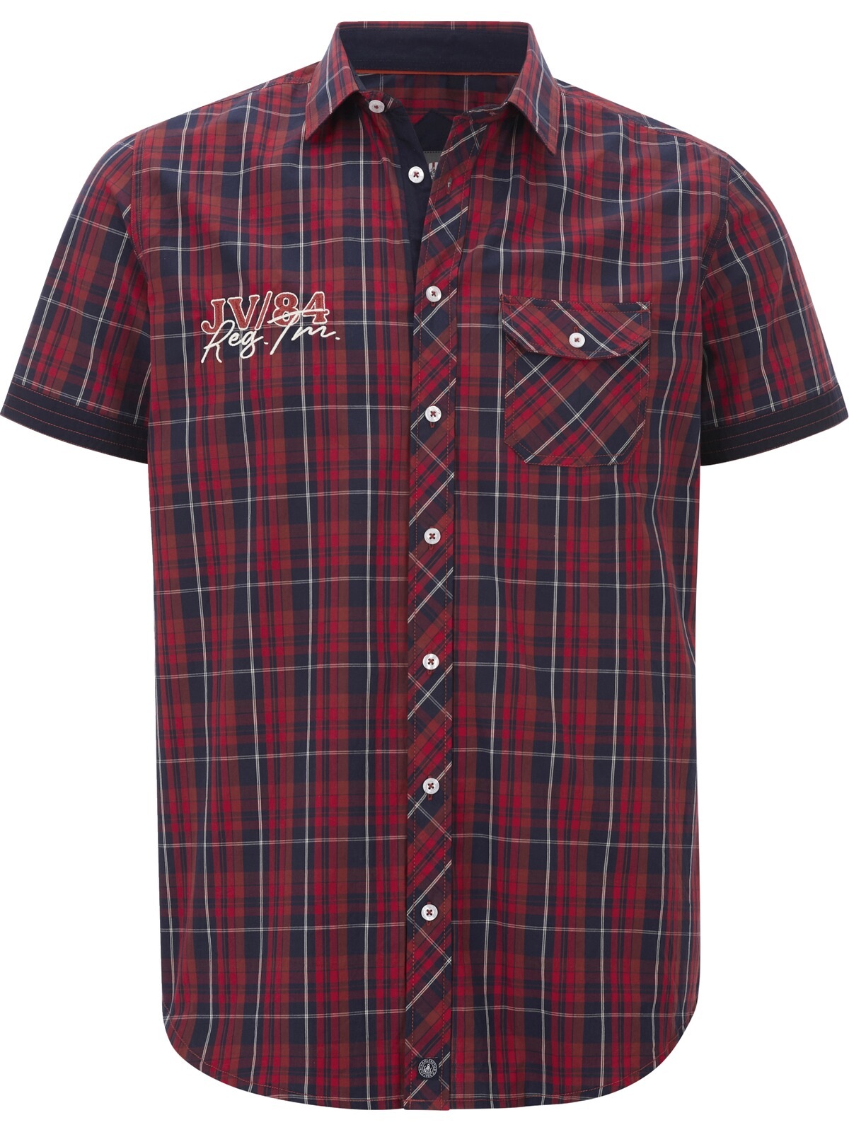 Jan Vanderstorm Karohemd »Kurzarmhemd EMYLS«
