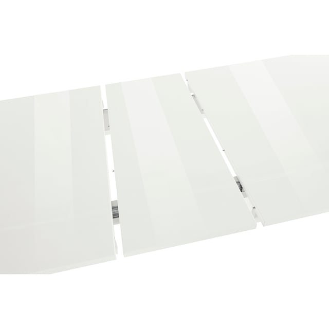 INOSIGN Esstisch »Dunja«, Tischplatte MDF hochglänzend lackiert,  Einlegetischplatte, Höhe 76 cm OTTO Online Shop