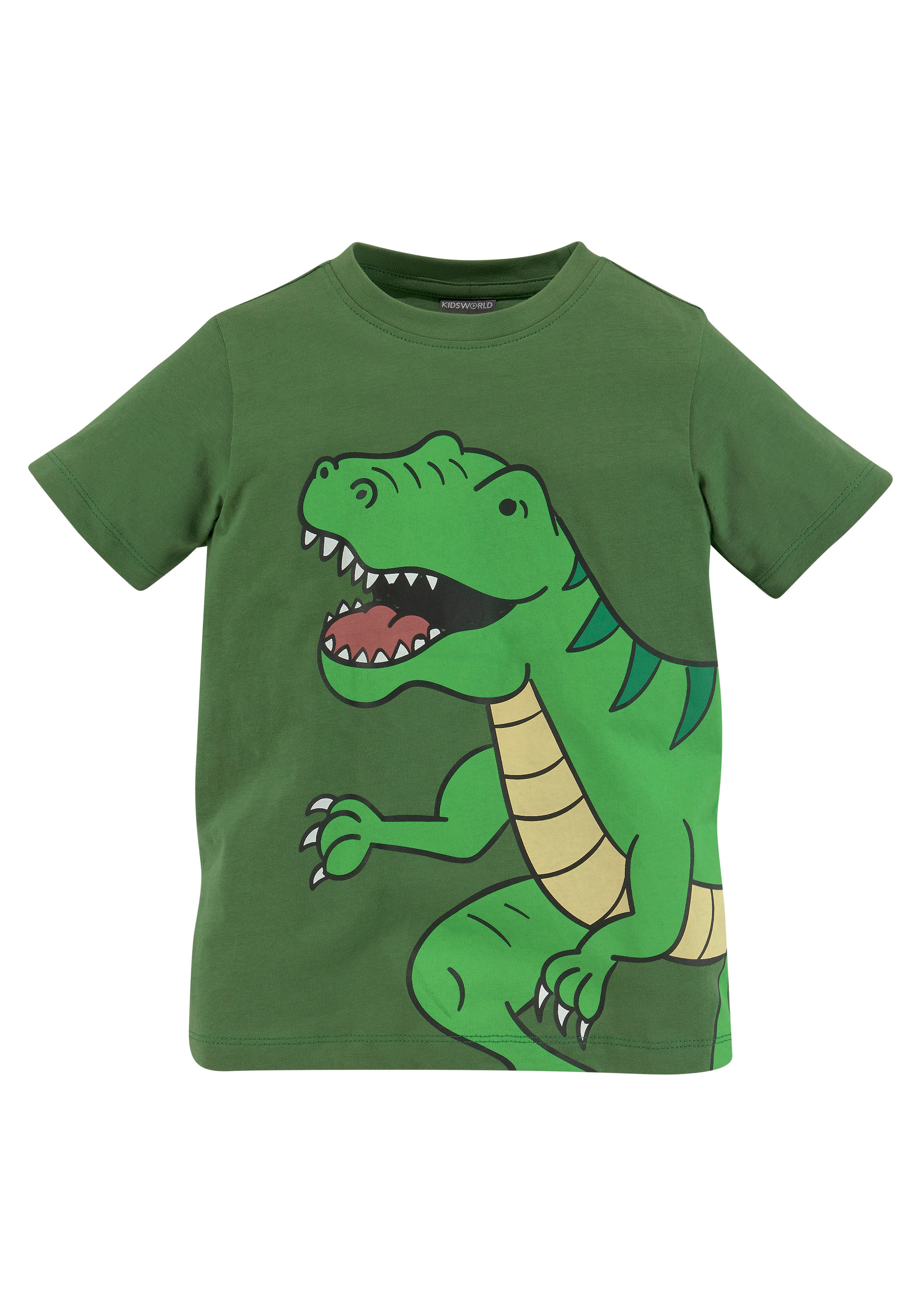 T-Shirt »DINOSAURIER«, Kurzarm, Basic-Passform, bedruckt, Rundhalsausschnitt