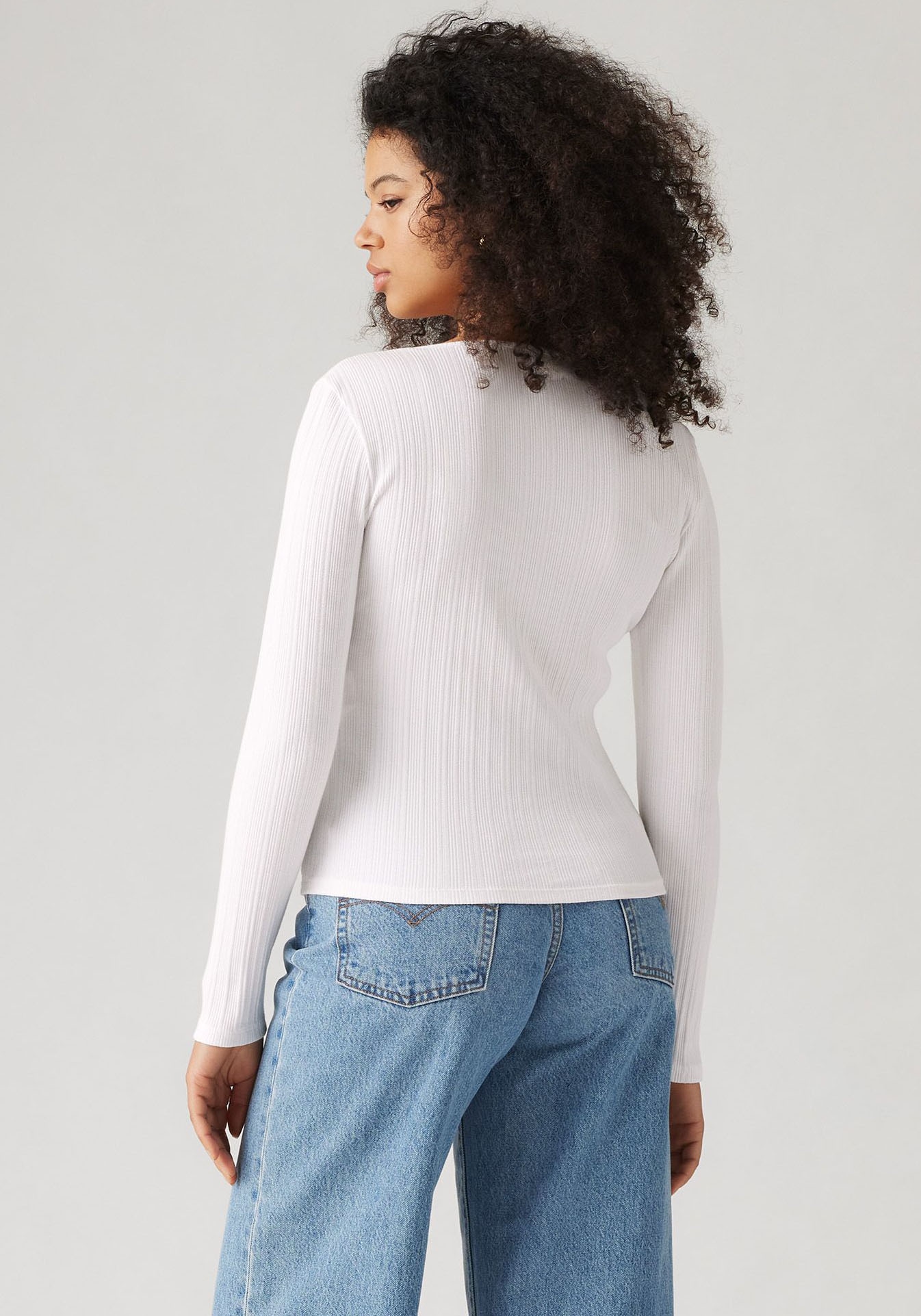 Levi's® Langarmshirt »DRY GOODS VACATIONER LS«, mit Rippstruktur