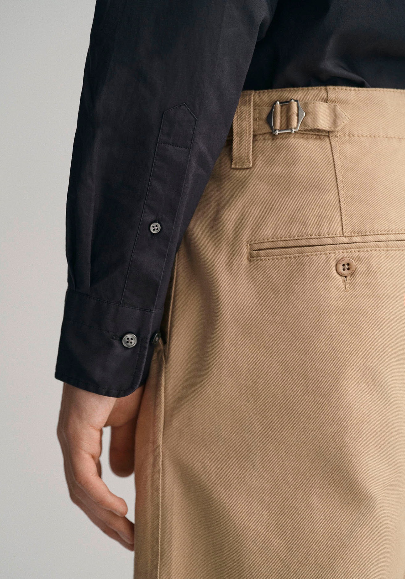 Gant Langarmhemd »Slim Fit Popeline Hemd leichte Baumwolle strapazierfähig pflegeleicht«, mit klassischer Logostickerei auf der Brust