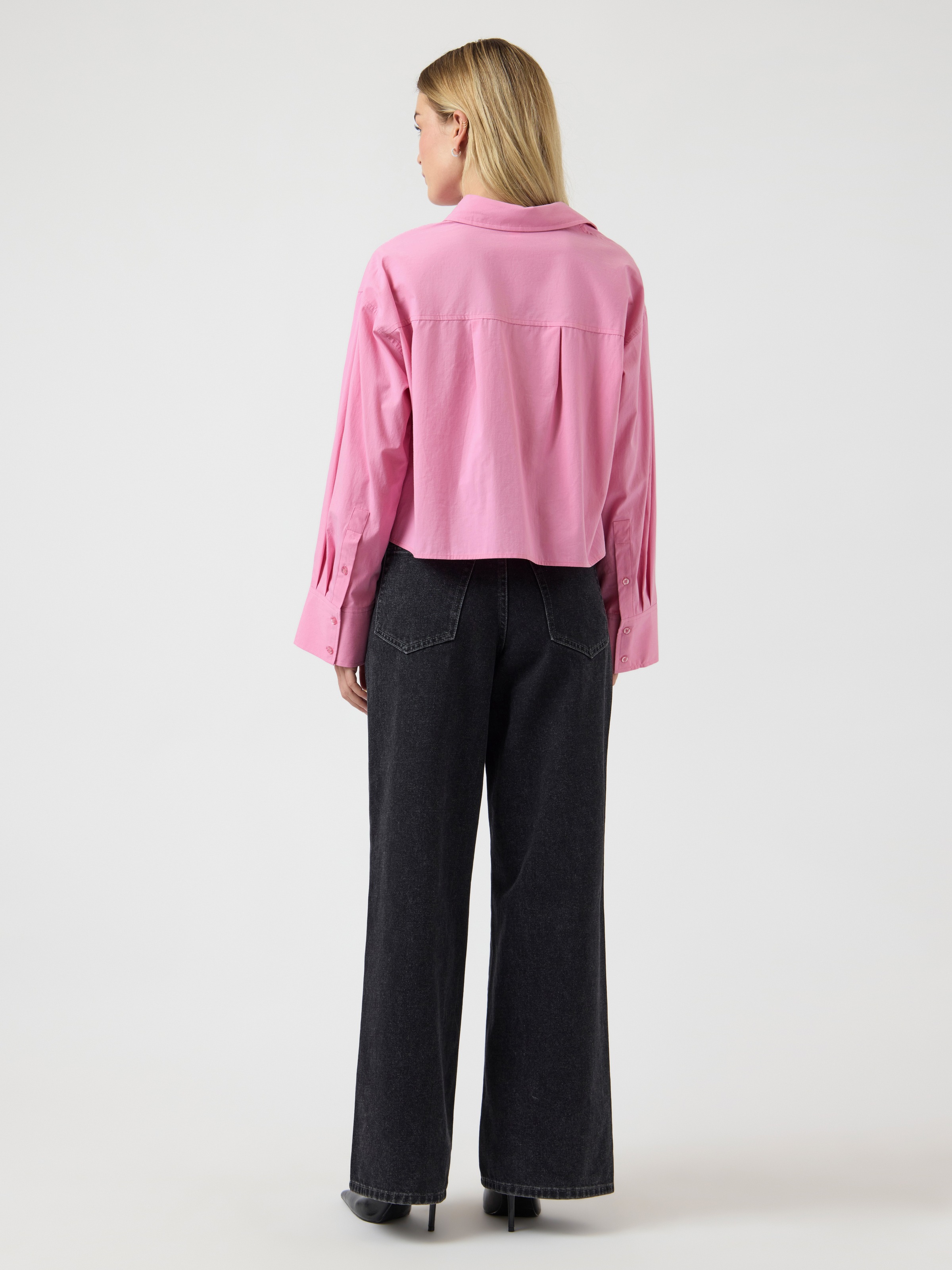 Y.A.S Hemdbluse »YASLEE LS SHORT SHIRT S. NOOS« Baumwolle