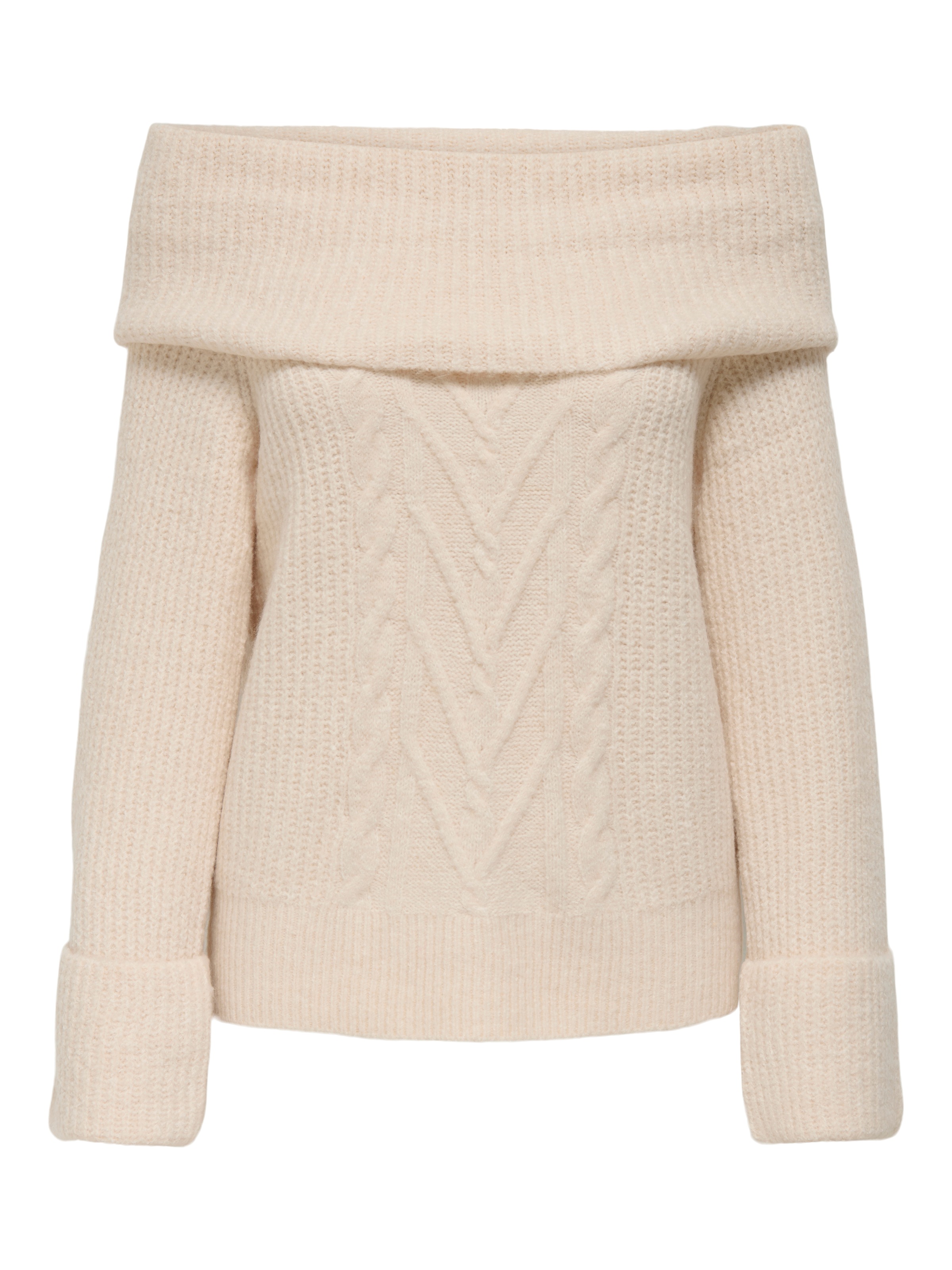 ONLY Strickpullover »ONLLUNA LS OFF SHOULDER PULLOVER KNT«