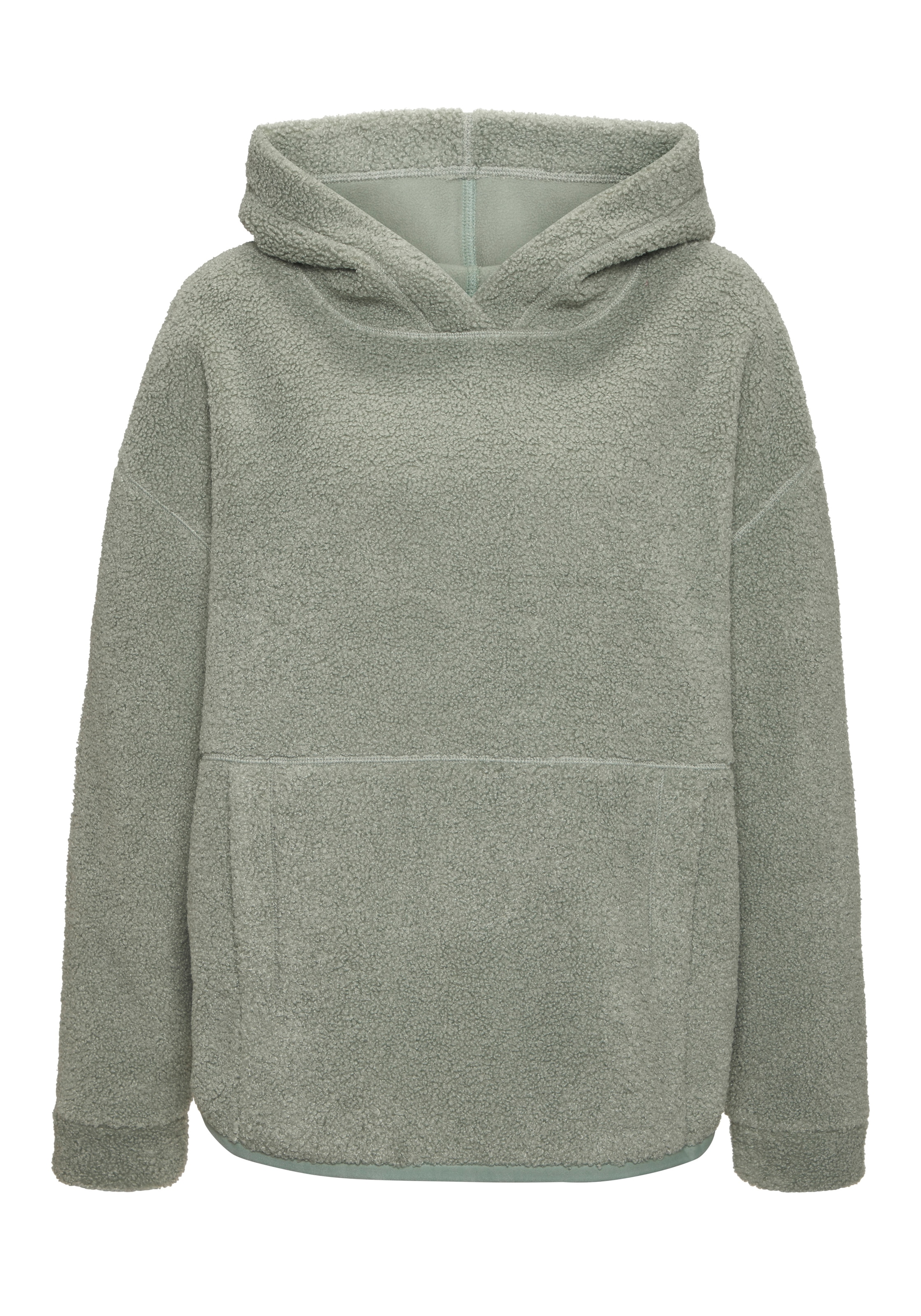Elbsand Fleecepullover , mit großem Letterprint auf dem Rücken
