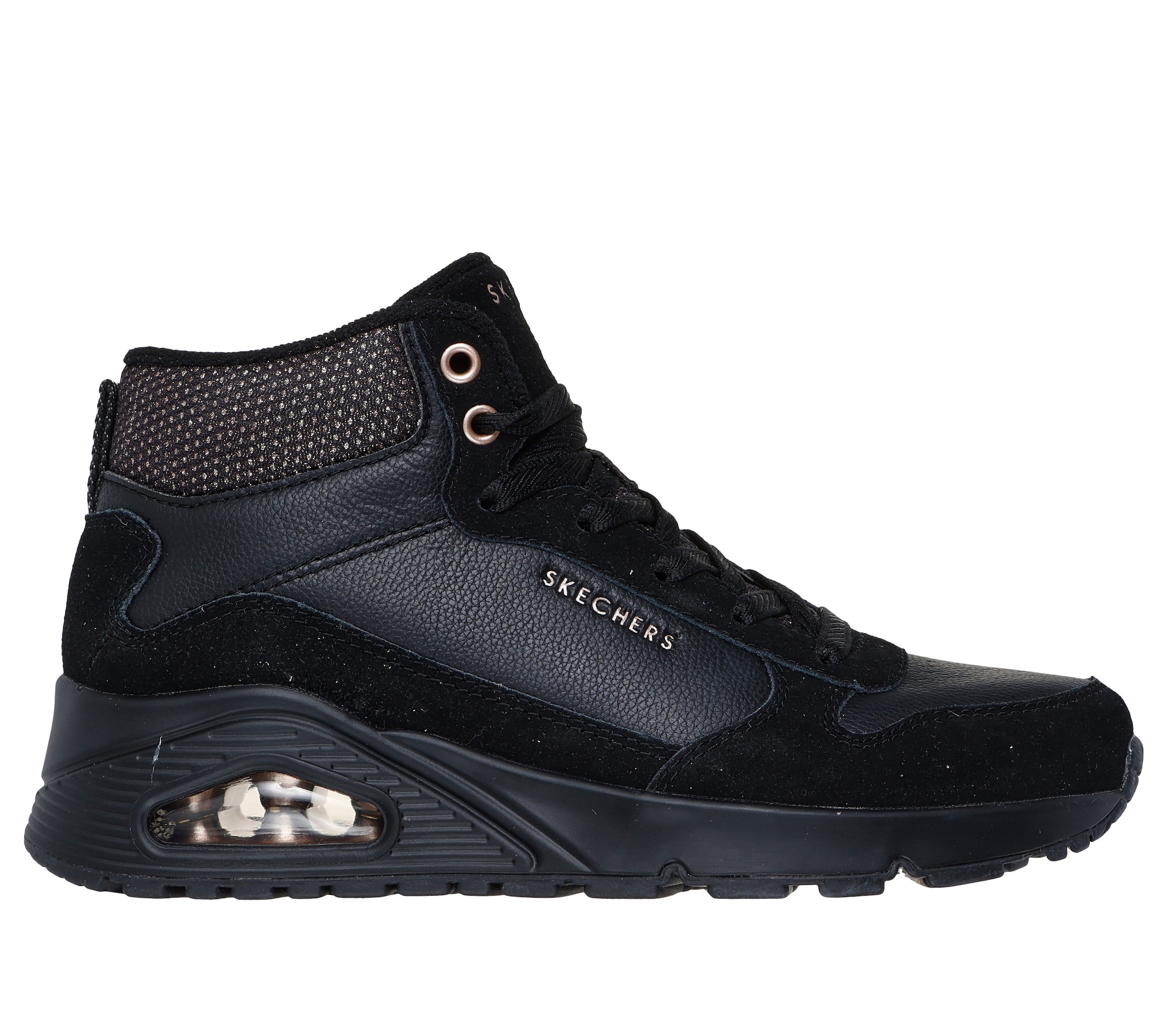 Skechers Keilsneaker »UNO-STACRE SHINE«  High Top Sneaker, Schnürboots mit Luftkammern Sohle
