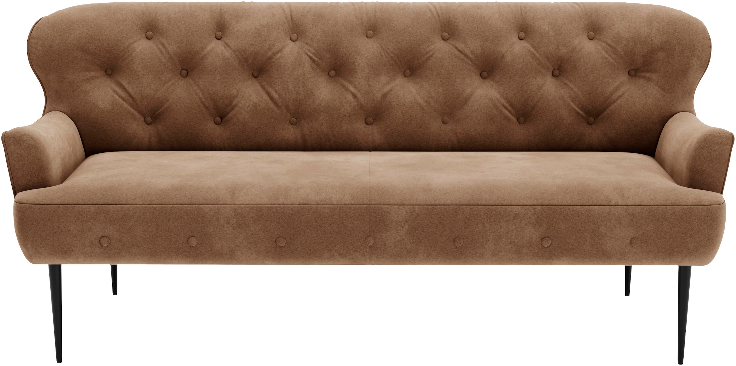 Home affaire 3-Sitzer »Amber« mit Knopfheftung,in verschieden Stoffarten