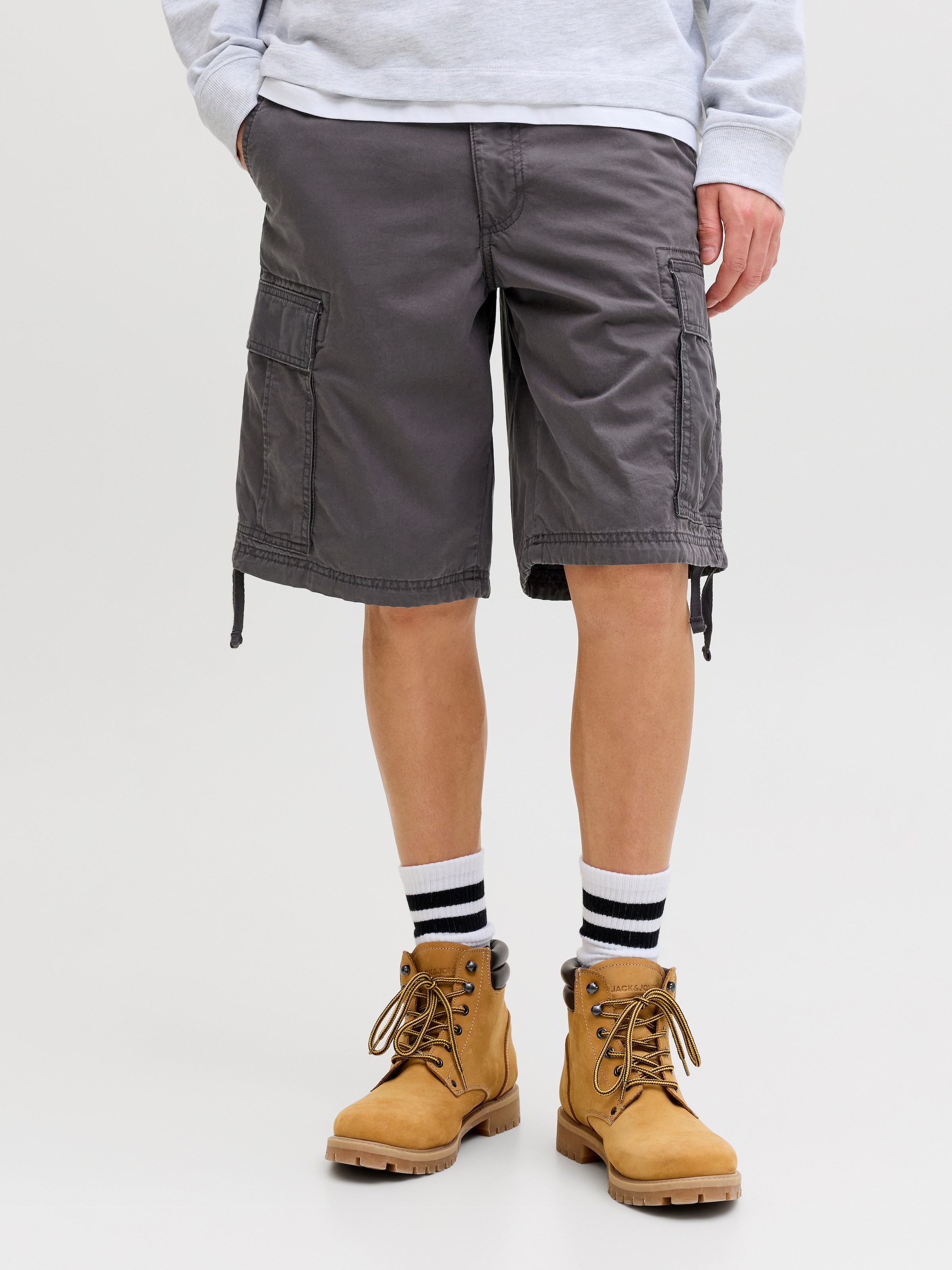 Jack & Jones Cargohose »JPSTCOLE FRANK CARGO SHORT MID SN«  mit Seitentaschen