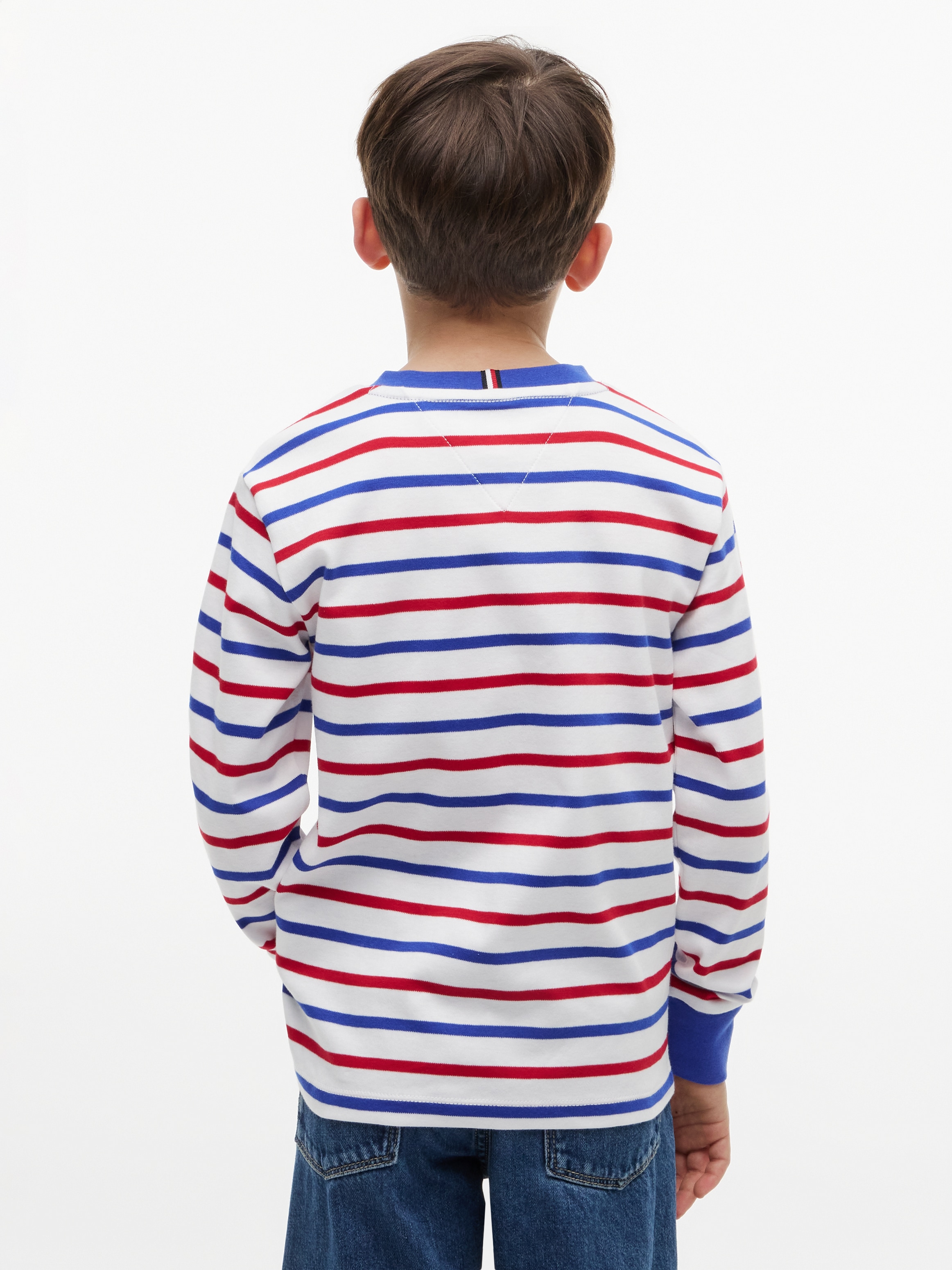 Tommy Hilfiger Langarmshirt Kinder bis 16 Jahre mit Rundhalsausschnitt