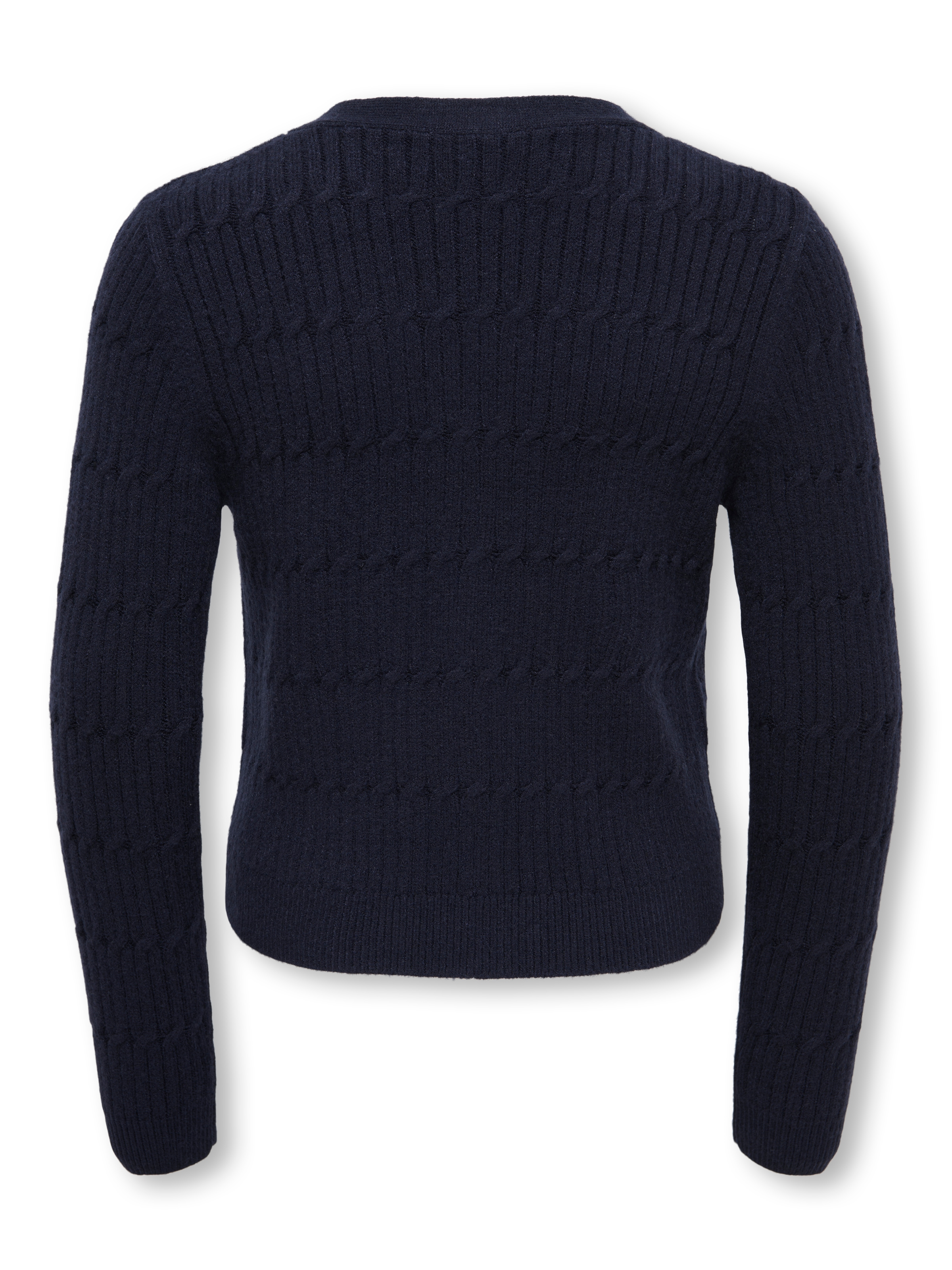 KIDS ONLY Strickjacke »KOGKATIA LS CABLE V-NECK CARDI KNT« Materialmix, regular fit