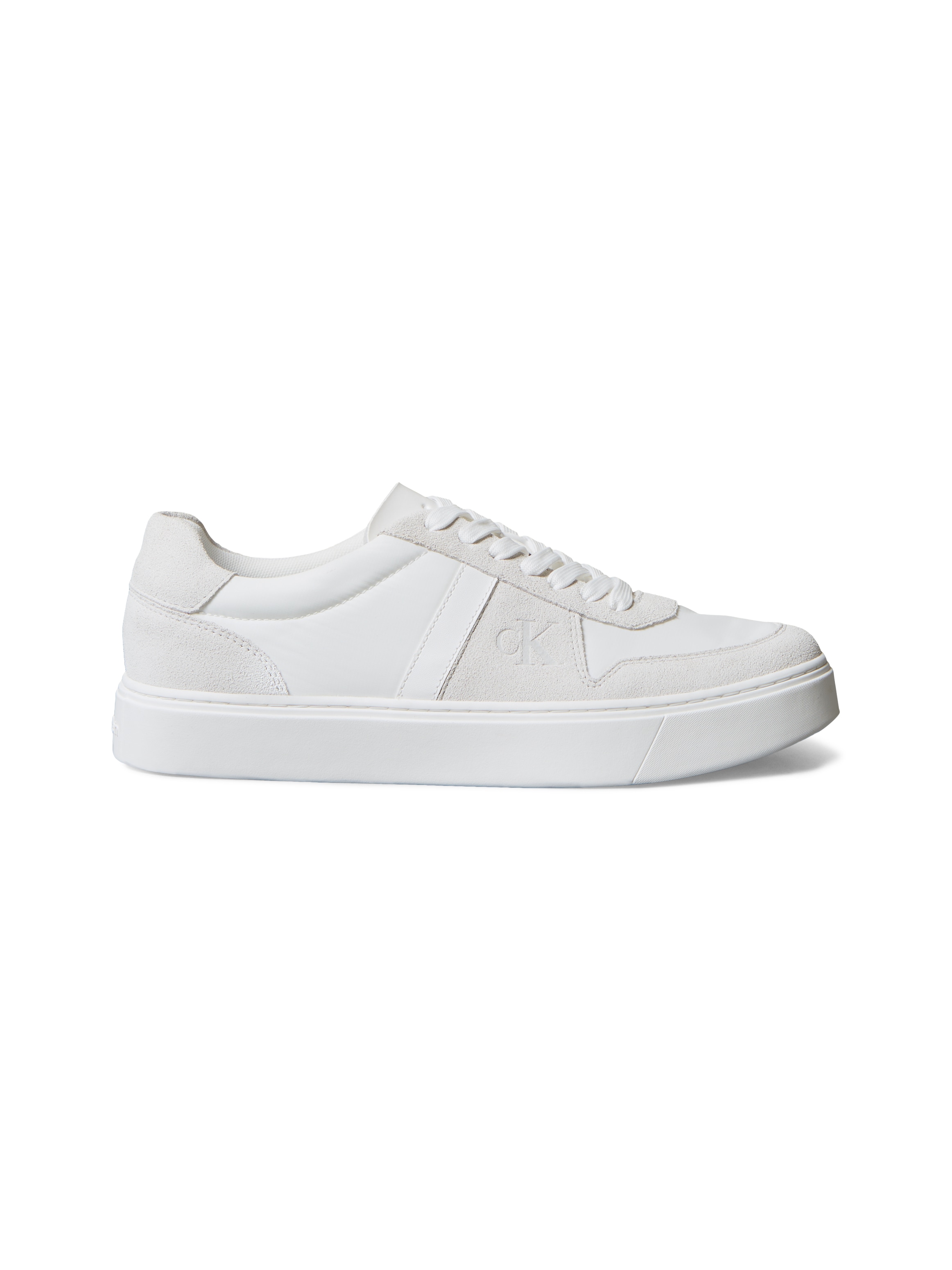 Calvin Klein Jeans Sneaker »CLASSIC CUPS LACE MIX EMB TONGUE«  Schnürschuh, Basket-Sneaker, Freizeitschuh in sportiver Optik