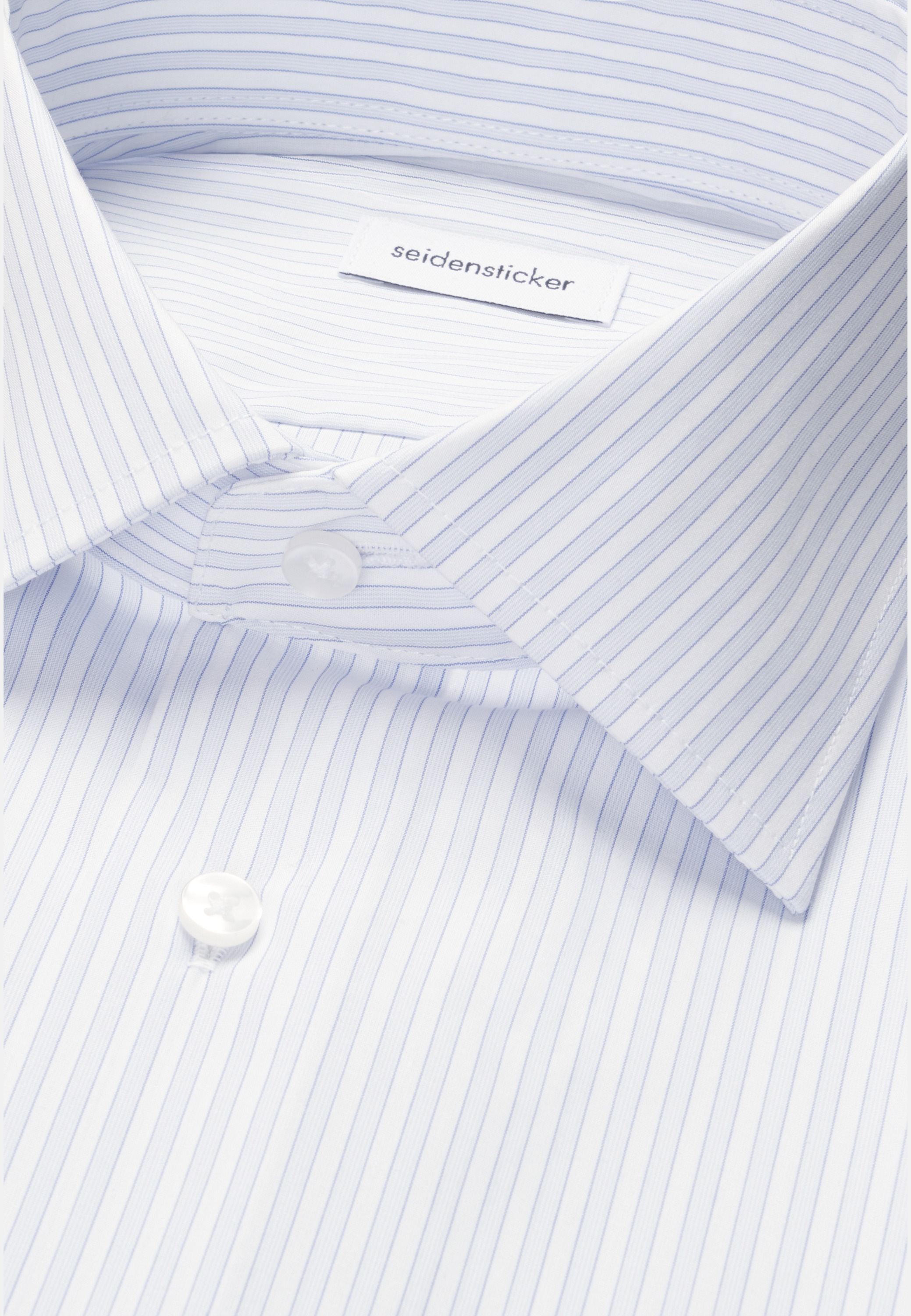 seidensticker Businesshemd »Schwarze Rose« Shaped 1/1 Kentkragen Gestreift