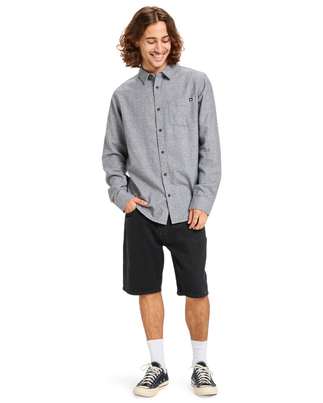 Quiksilver Langarmhemd »Motherfly Heather«