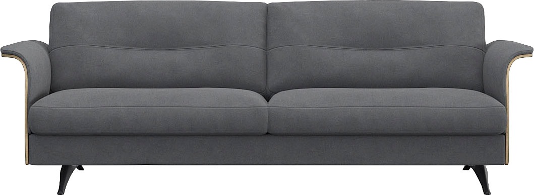 FLEXLUX 3-Sitzer »Glow Designsofa, bequem und komfortabel durch hochwertigen Sitzaufbau«, Skandinavisches Design, In hochwertiger Verarbeitung