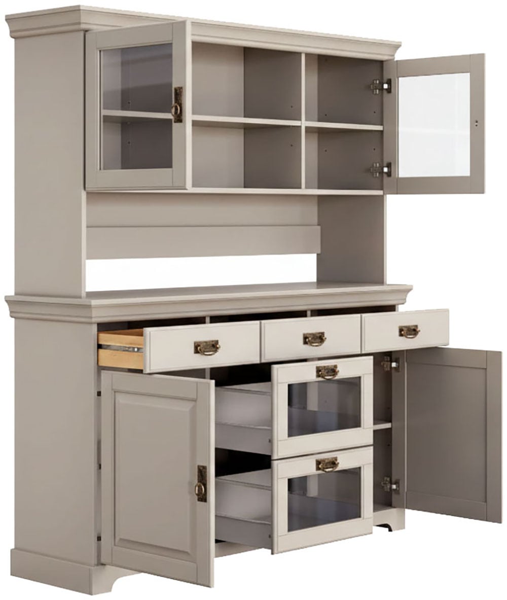 Home affaire Buffet »Rügen« FSC® zertifiziertes Massivholz, im Landhausstil