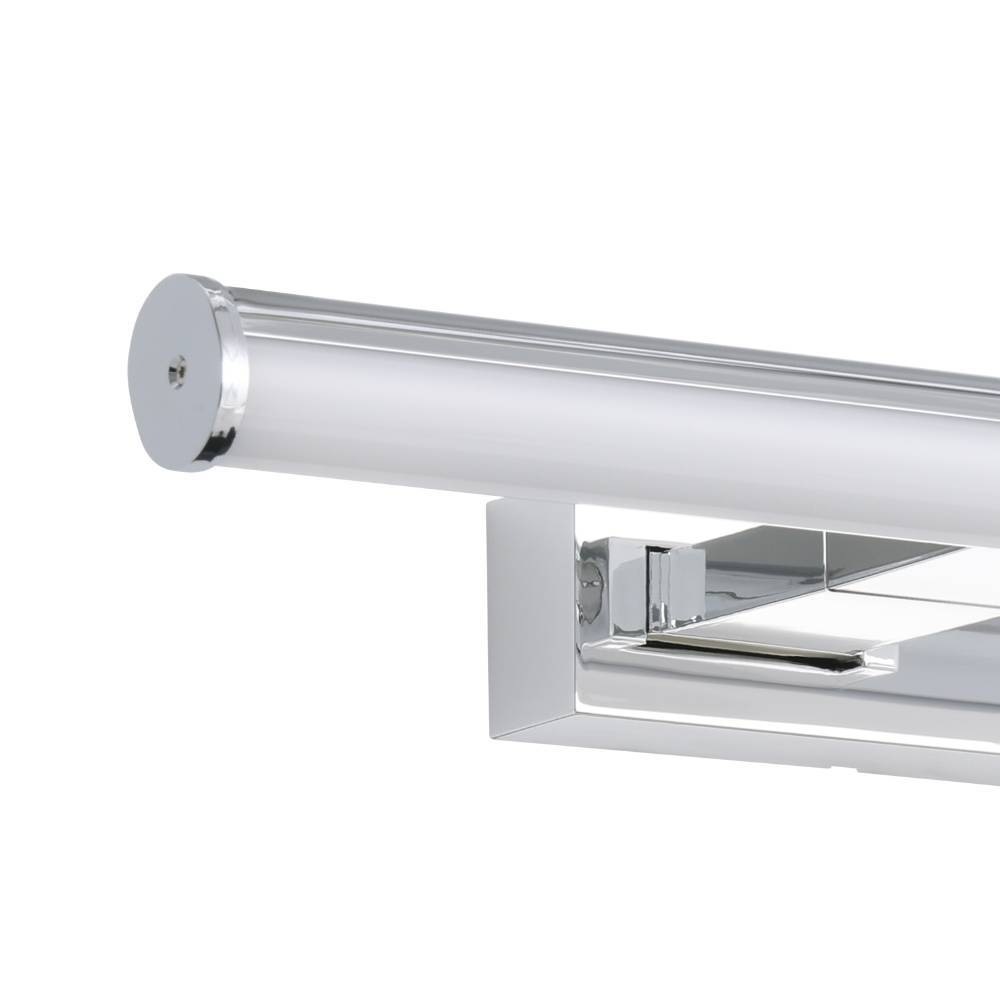 EGLO Wandleuchte »VADUMI Spiegelleuchte, Badezimmerleuchte, LED, Chrom, weiß, IP44«, 1 flammig, Leuchtmittel LED-Board | LED fest integriert, Feuchtraumleuchte, Badezimmer, Kunststoff, klassisch,m 40x5x12,5cm