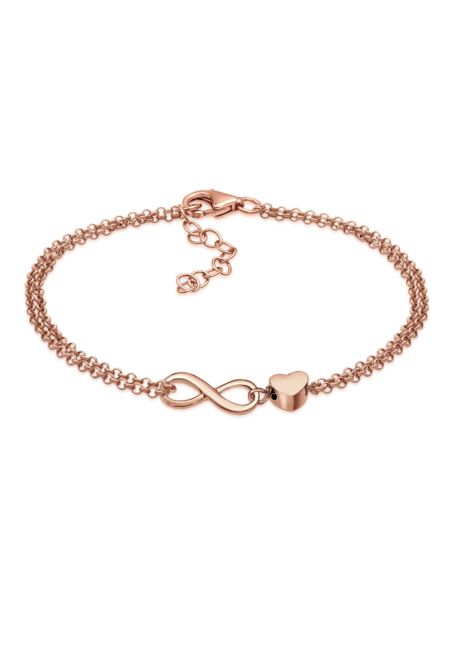 Elli Armkette »Armband Herz Unendlichkeit Infinity 925 Silber«