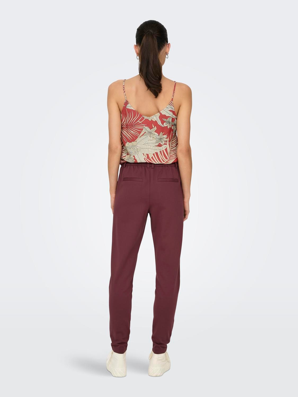 ONLY Jogger Pants »ONLPOPTRASH LIFE EASY COL PANT PNT NOOS«, bequeme Form mit elastischem Bund und Kordelzug