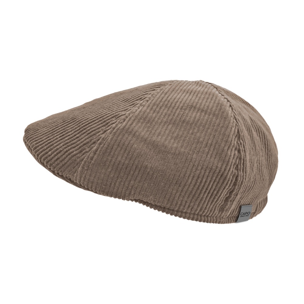 Capo Herren Schiebermütze Gummizug hinten in beige, Größe S/M