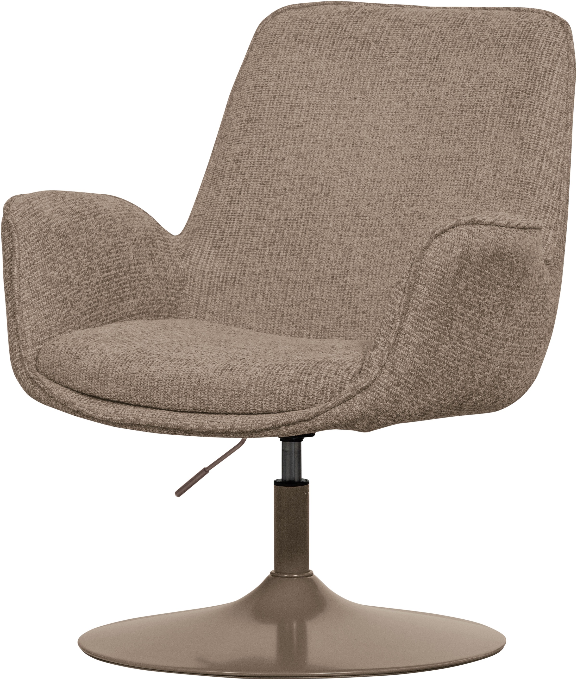 WOOOD Drehsessel »Marten mit Nova-Gewebtem Bezug höhenverstellbar B 79 x T 76 x H 91 cm« Sehr hohe Verschleißfestigkeit, Tragkraft 120 kg, Armlehnen integriert