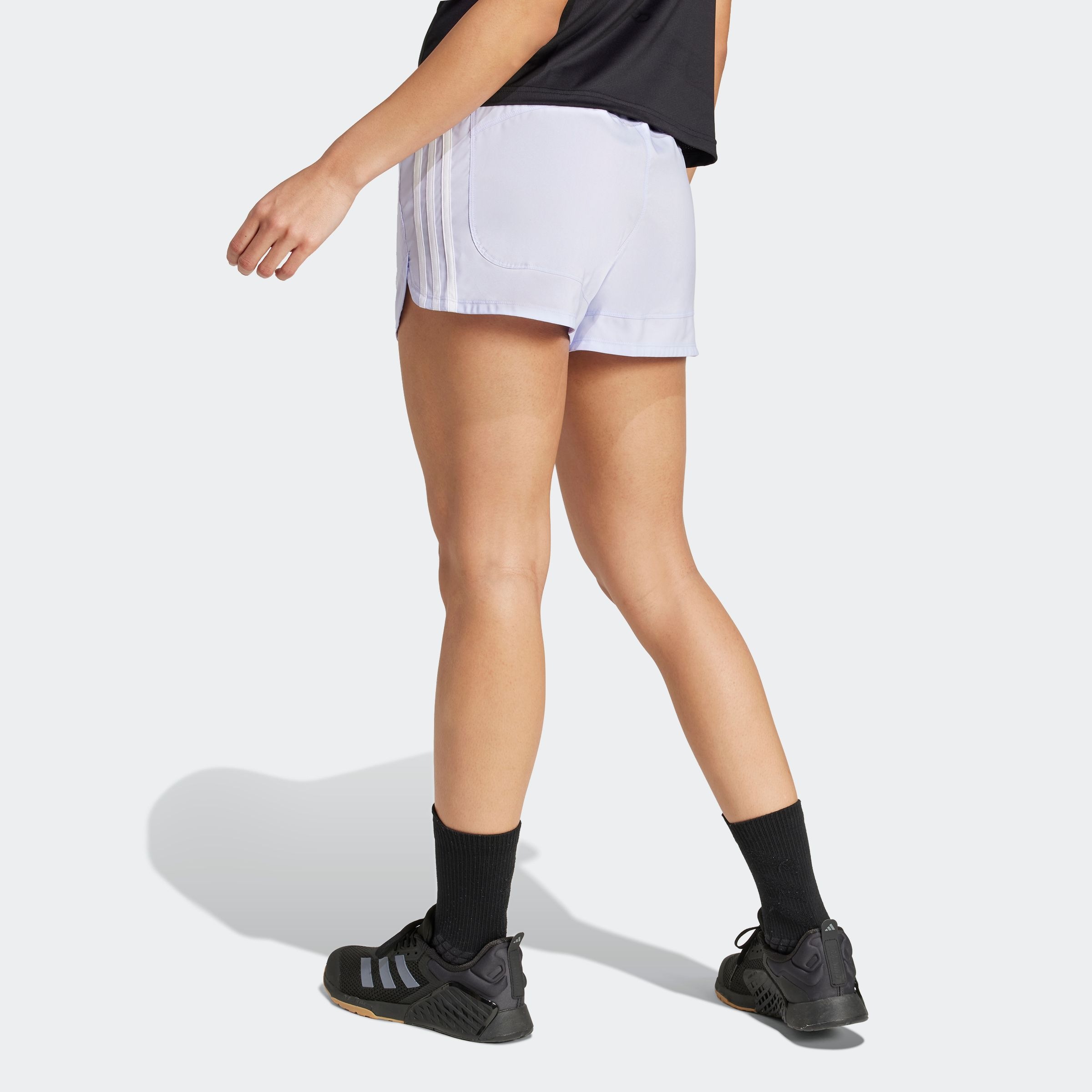 adidas Performance Shorts »PACER WVN HIGH«, (1 tlg.), Woven Trainingsshorts mit hohem Bund