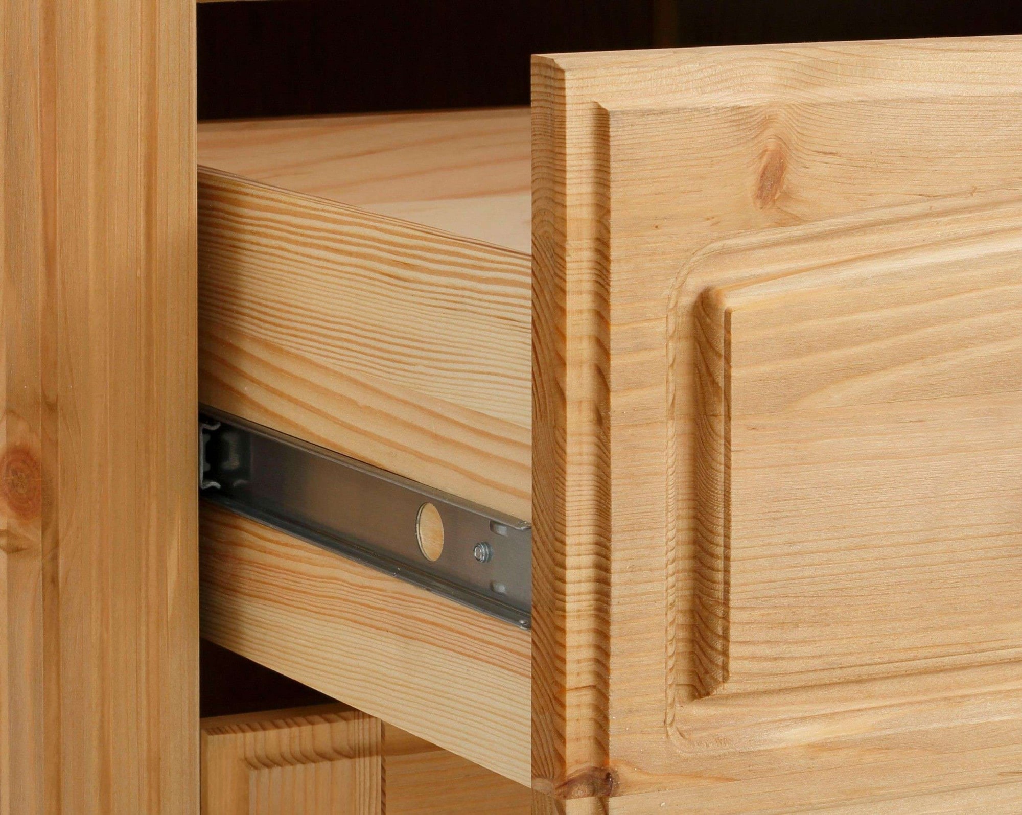 Home affaire Kommode »Anna, Sideboard, Anrichte, Stauraumschrank« B/T/H: 130/40/91 cm,  aus massiver Kiefer, Breite 94 cm, mit Kassettenoptik, FSC®