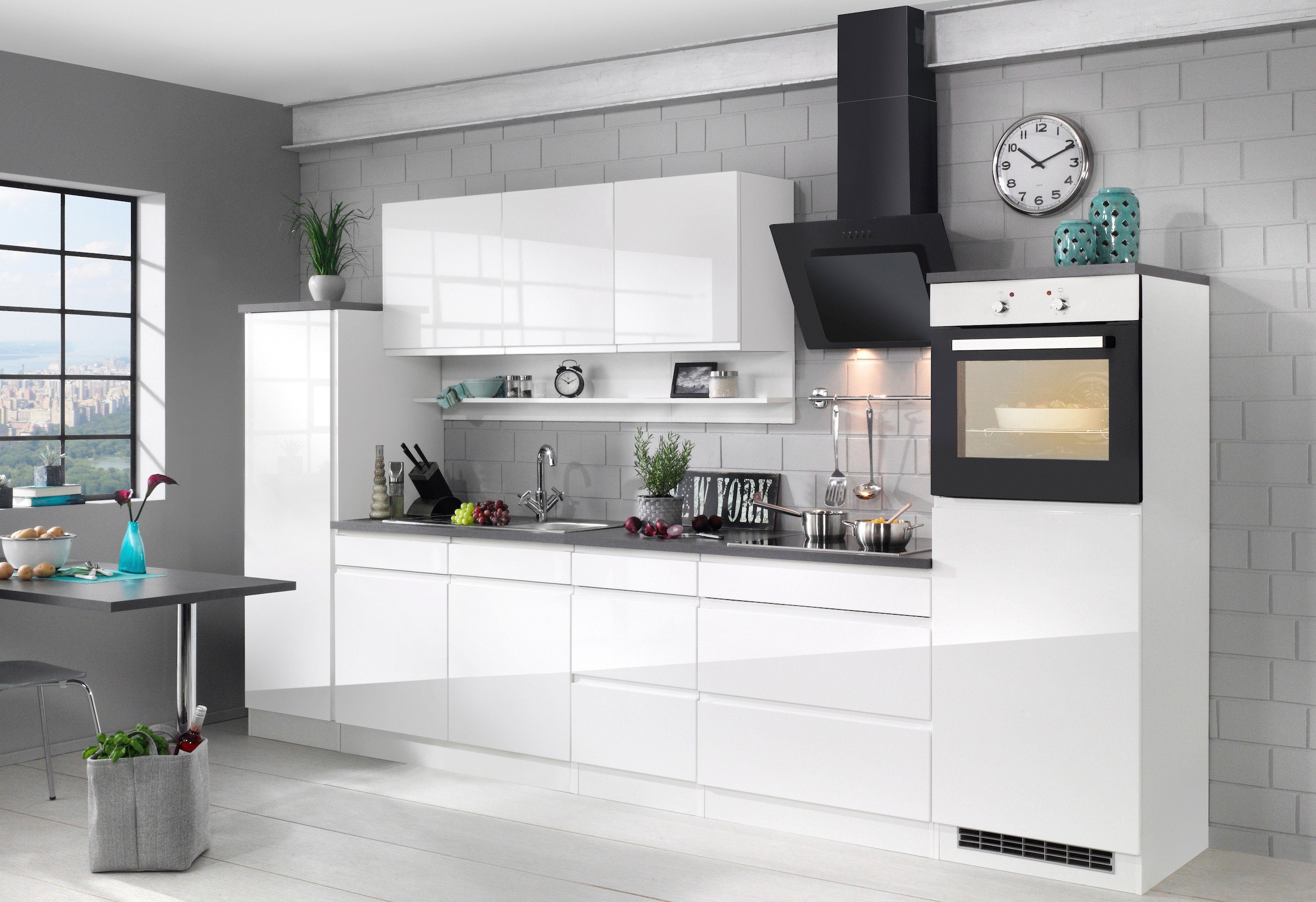 KOCHSTATION Spülenschrank »KS-Virginia« 100 cm breit, inklusive Einbauspüle