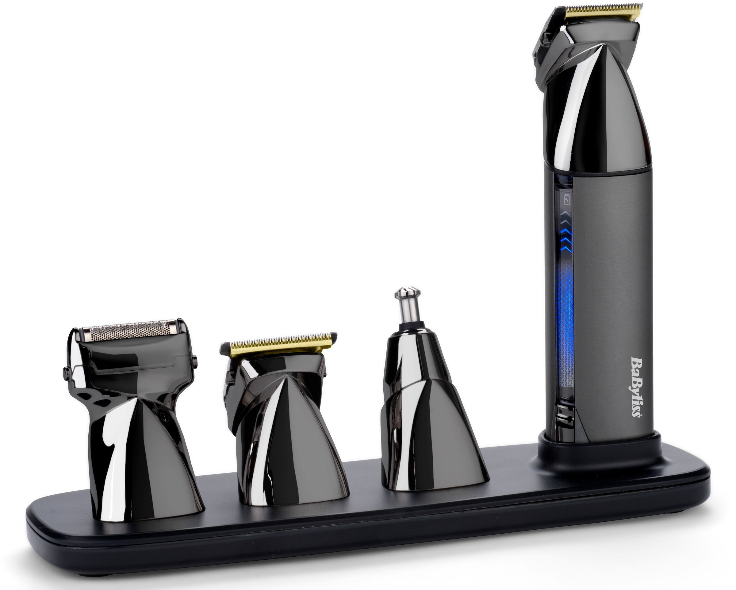 Babyliss Multifunktionstrimmer »Super-X Metal 15-in-1 Multitrimmer« 4 Aufsätze in schwarz