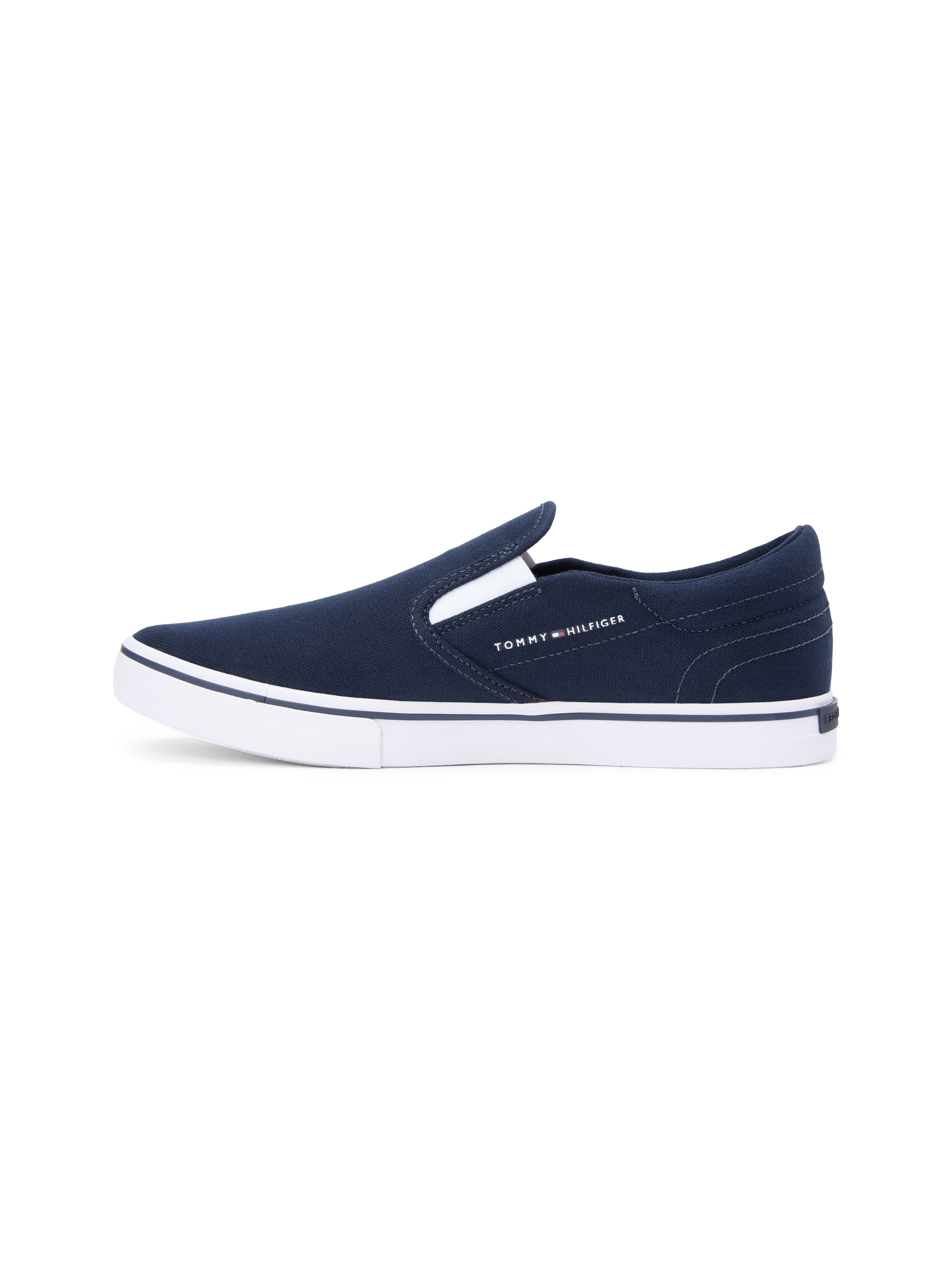 Tommy Hilfiger Slip-On Sneaker »VULC CORE SLIP ON«  Freizeitschuh, Halbschuh, Slipper mit seitlichem Logoschriftzug