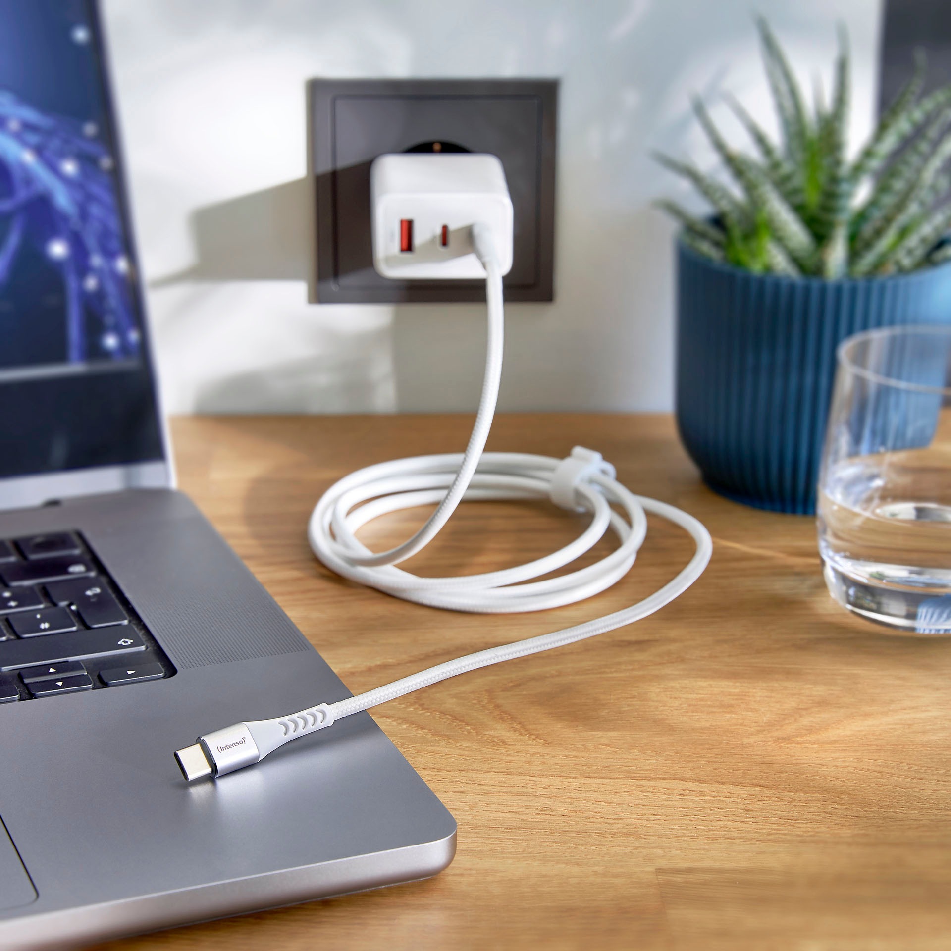 Intenso USB-Kabel »USB-C zu USB-C Kabel«, USB Typ C-USB Typ C, 150,00 cm