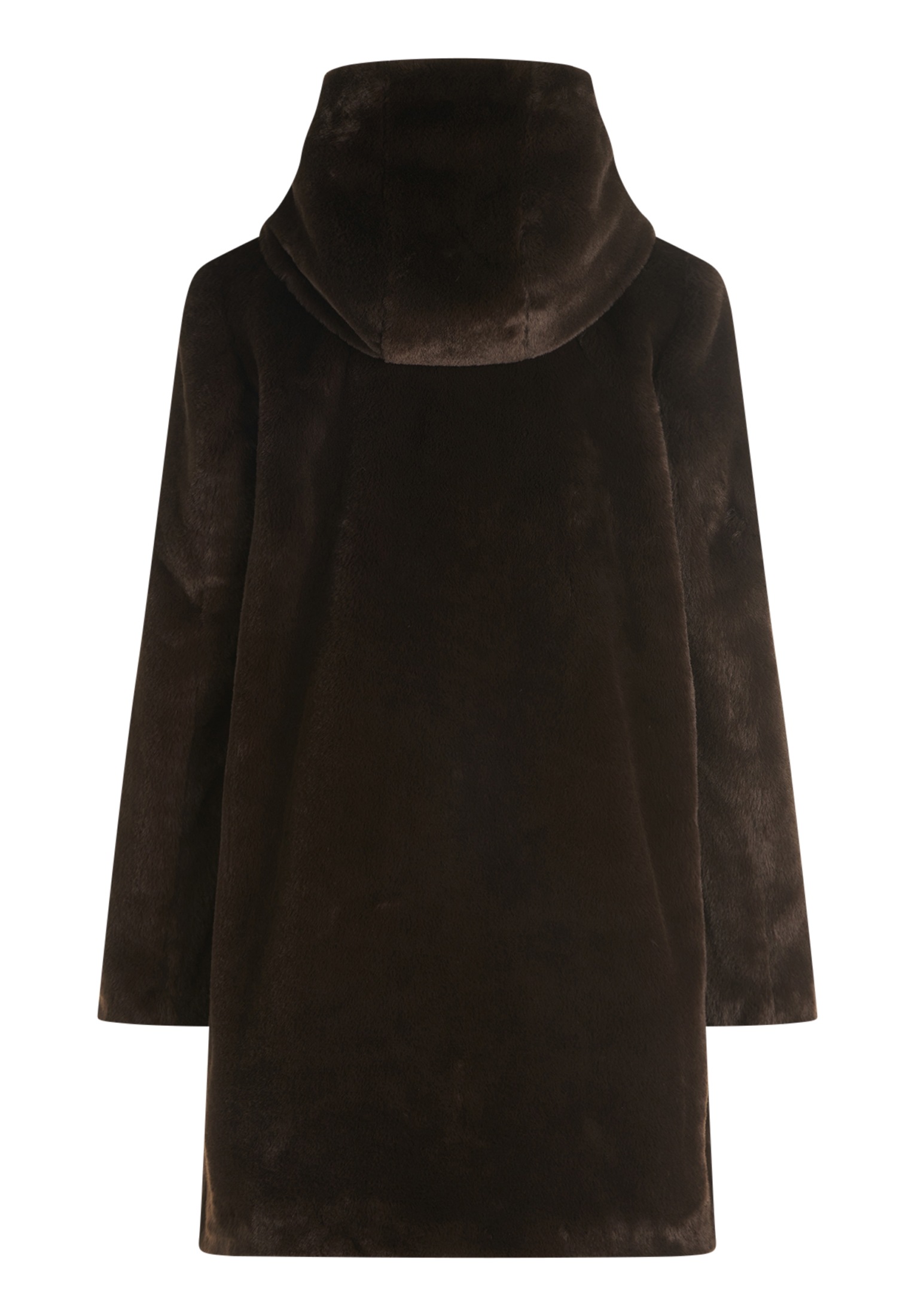 Betty Barclay Plüschjacke mit Kapuze mit Kapuze