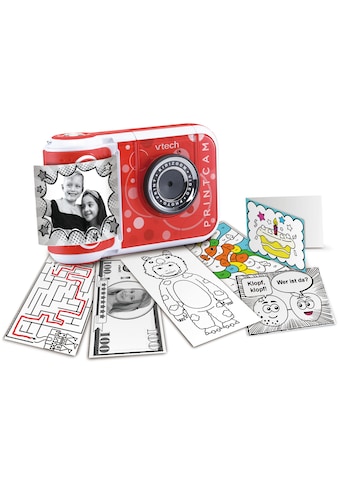 Kinderkamera »KidiZoom Print Cam, rot«, 5 MP, 5 MP, mit eingebautem Thermodrucker