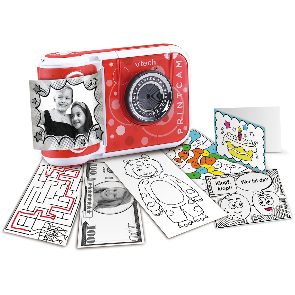 Vtech® Kinderkamera »KidiZoom Print Cam, rot«, 5 MP