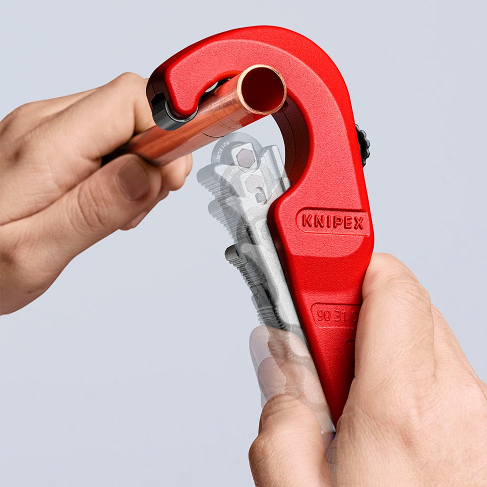 Knipex Rohrschneider »90 31 02 BK TubiX® (SB-Karte/Blister)«, 180 mm