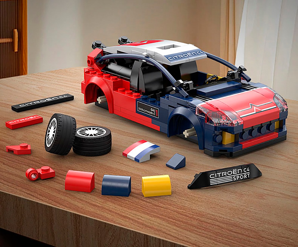 Jamara Konstruktions-Spielset »CaDA, Bricks, 2008 Citroën C4 WRC (402872)«
