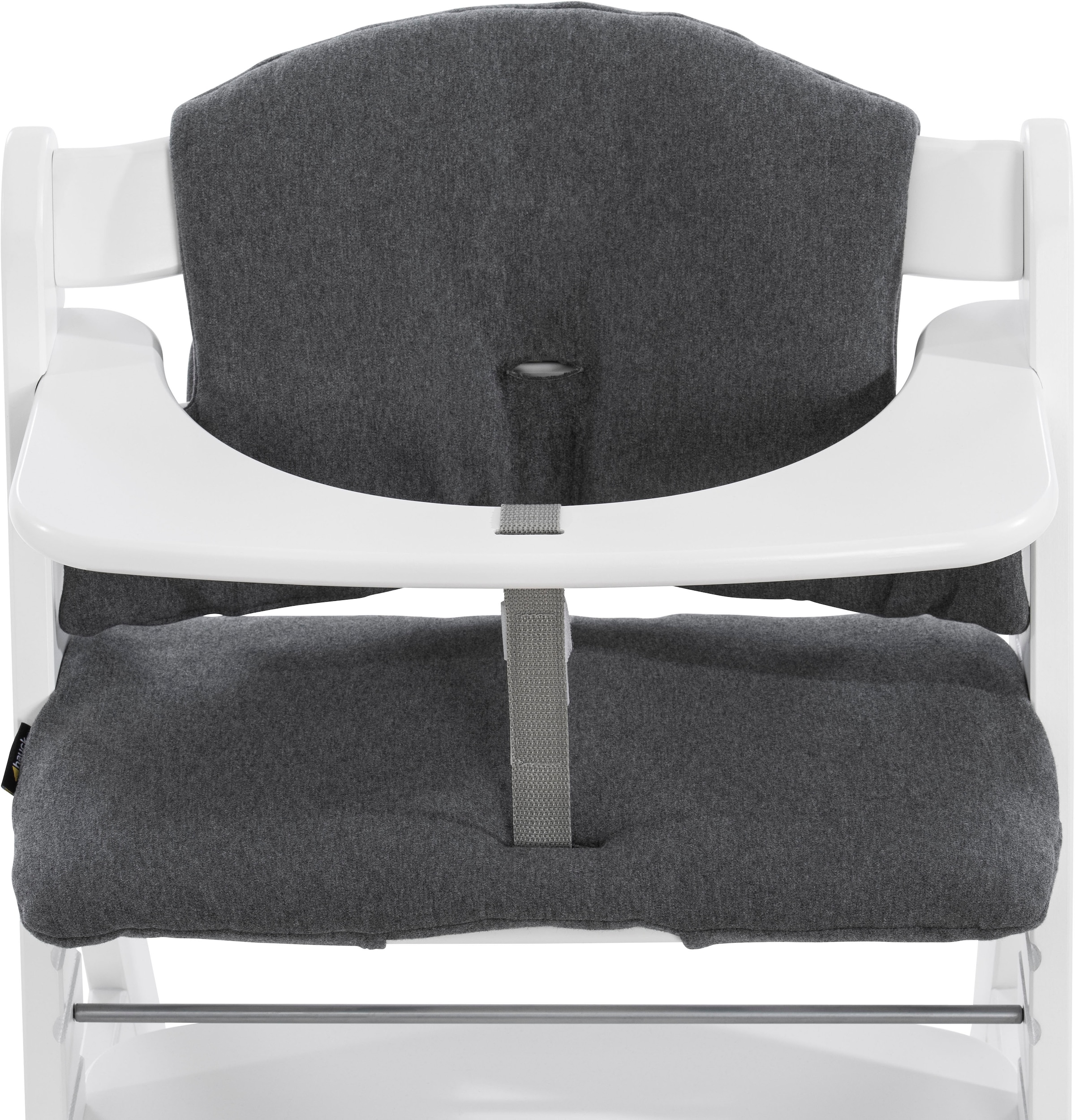 Hauck Kinder-Sitzauflage »Select, jersey charcoal«, für den ALPHA+ Holzhochstuhl und weitere Modelle