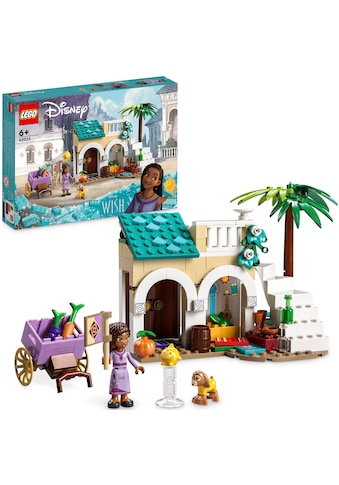 Konstruktionsspielsteine »Asha in der Stadt Rosas (43223), LEGO® Disney«, (154 St.),...