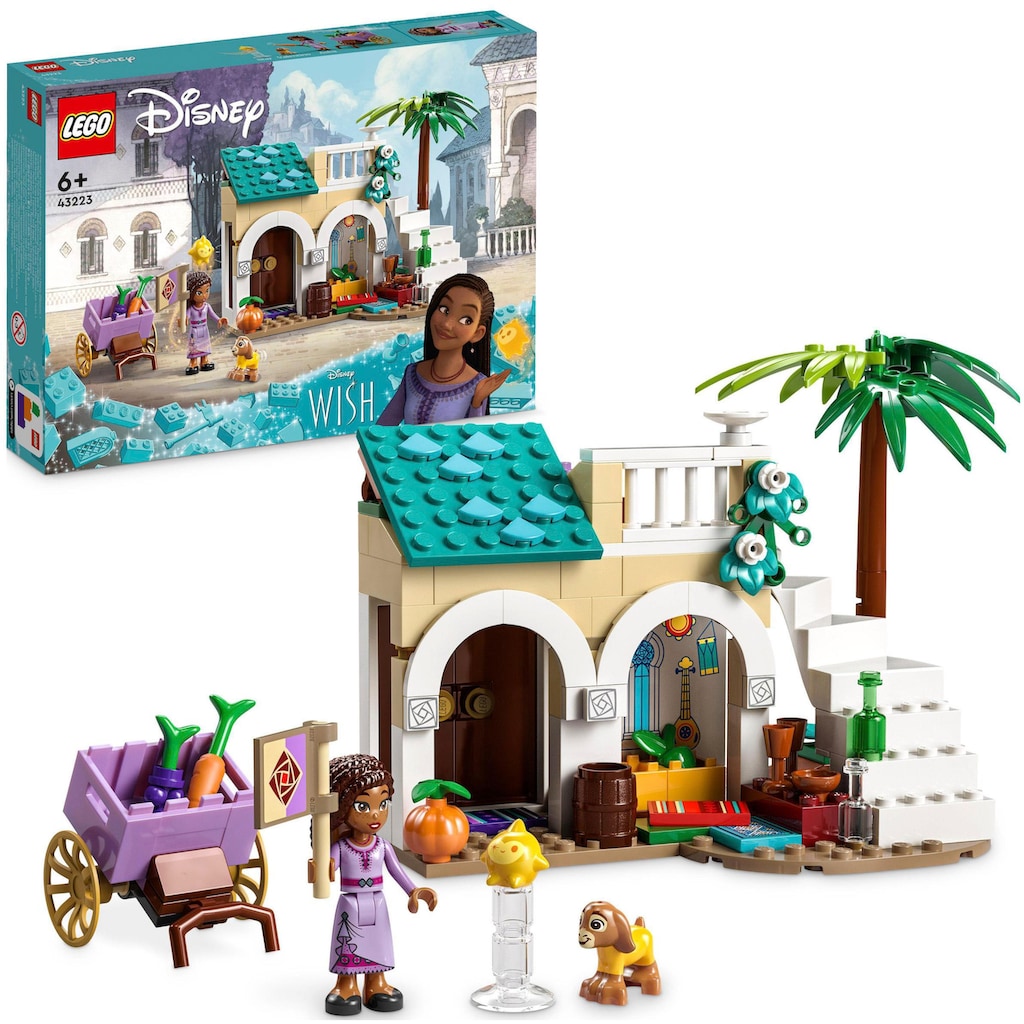 LEGO® Konstruktionsspielsteine »Asha in der Stadt Rosas (43223), LEGO® Disney«, (154 St.), Made in Europe