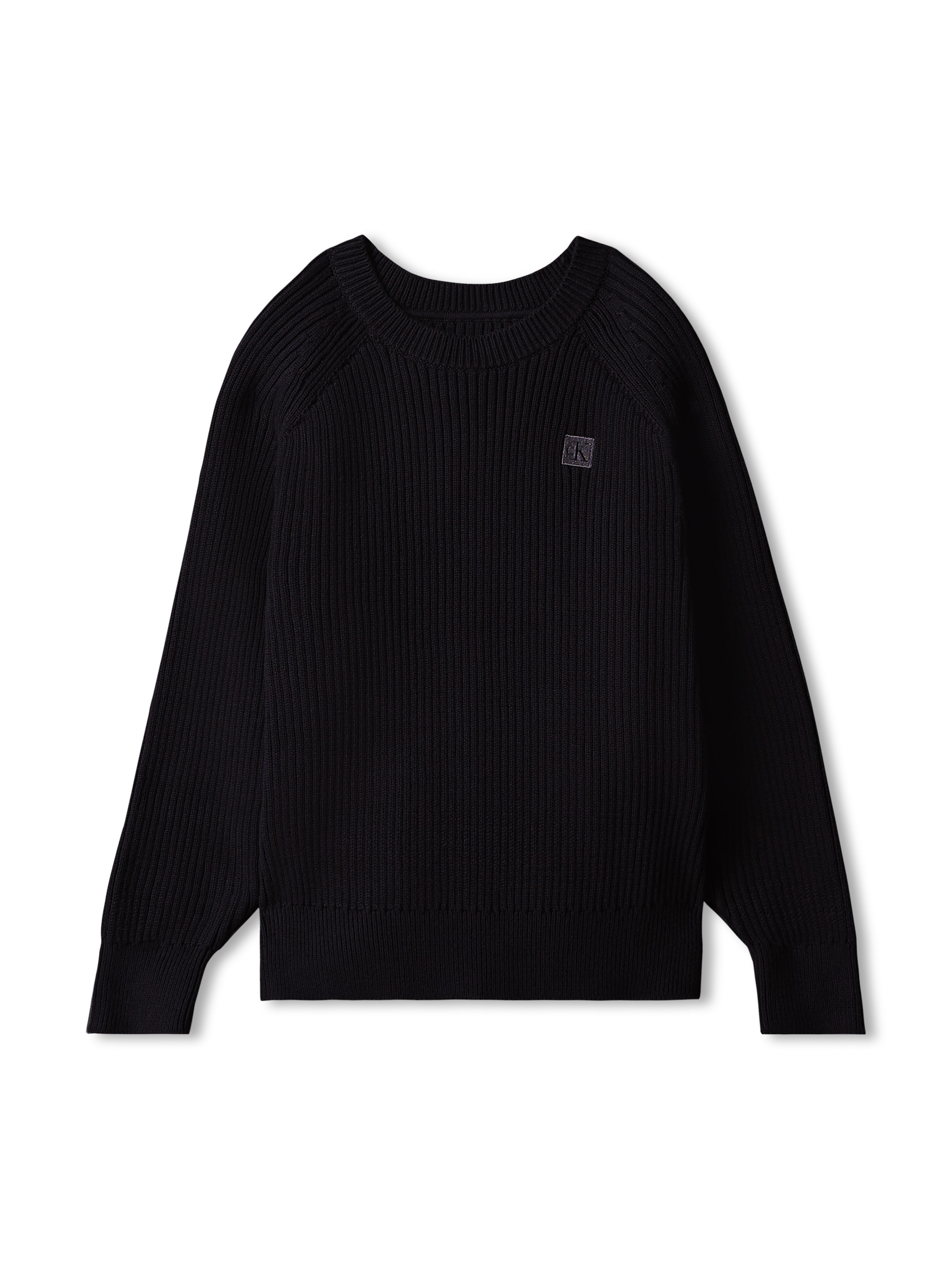 Calvin Klein Jeans Strickpullover Raglanärmel, Regular Fit, reine Baumwolle