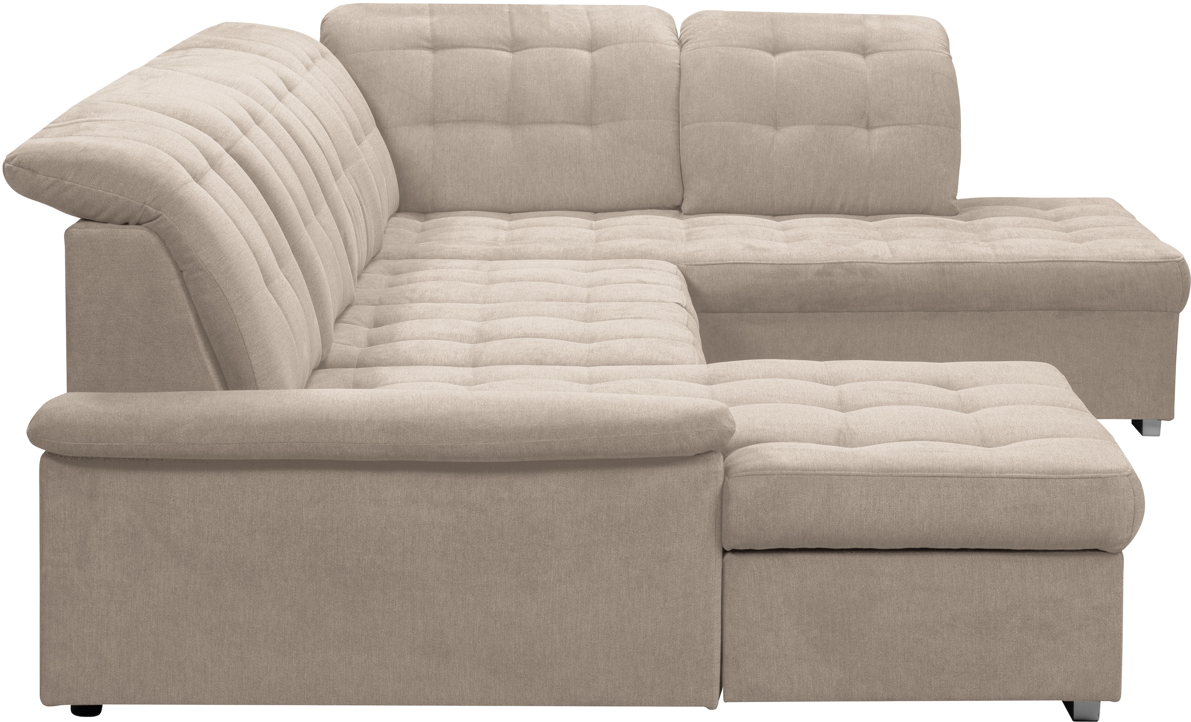 WERK2 Wohnlandschaft »Kordula-New Multifunktion Couch, Breite 332cm, U-Form«, Sofa in U-Form mit Schlaffunktion & Bettkasten, Schlafcouch