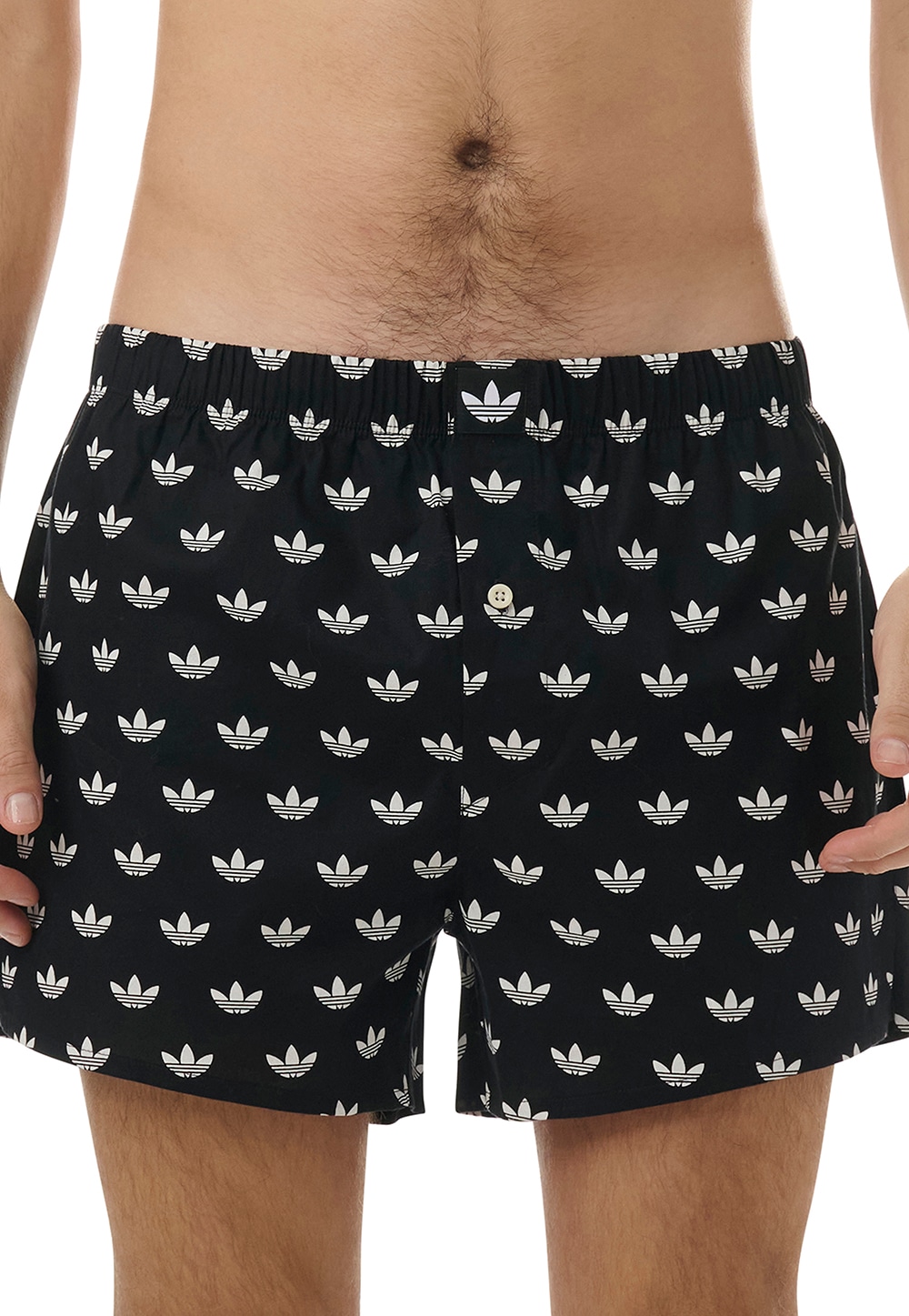 adidas Originals Boxershorts, (2er-Pack), mit auffälligem Allover-Logo-Muster
