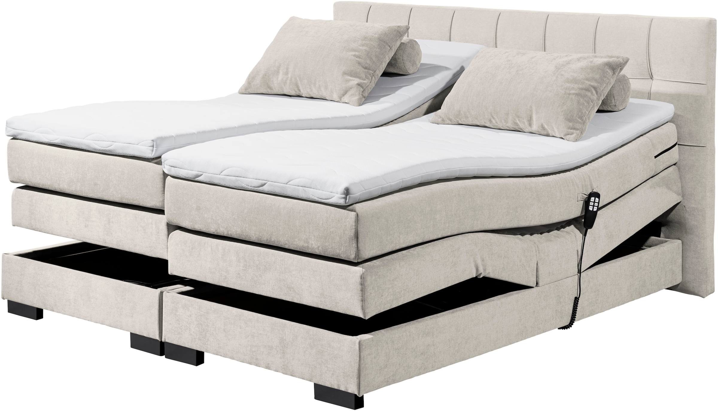 ED EXCITING DESIGN Boxspringbett »Talena«, inkl. Motor und Topper
