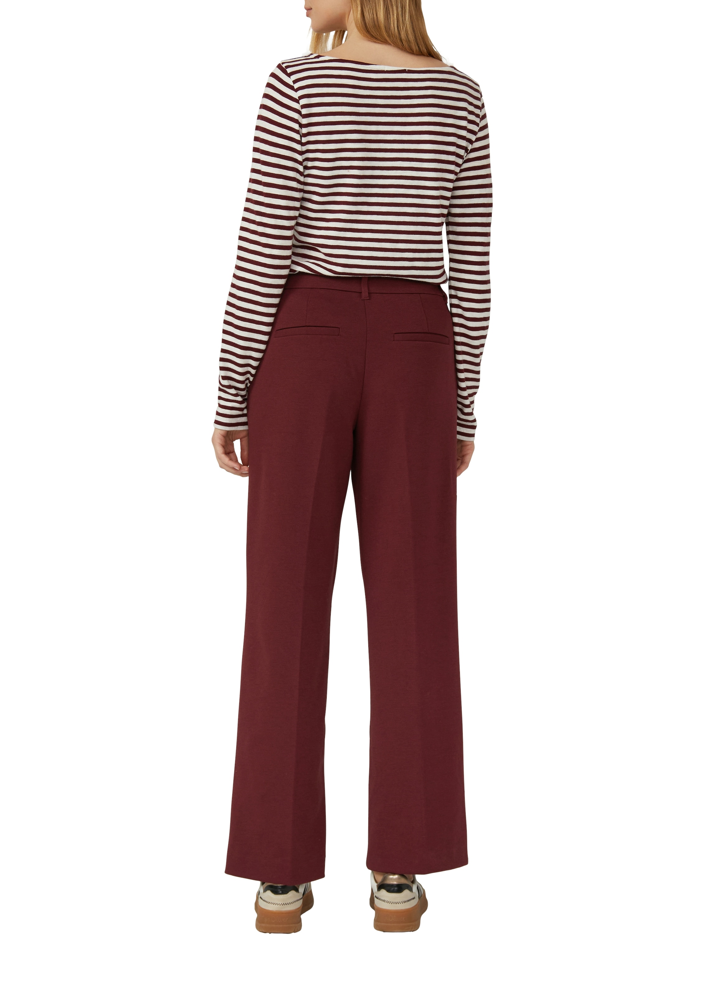 s.Oliver Jerseyhose, aus Struktur-Jersey